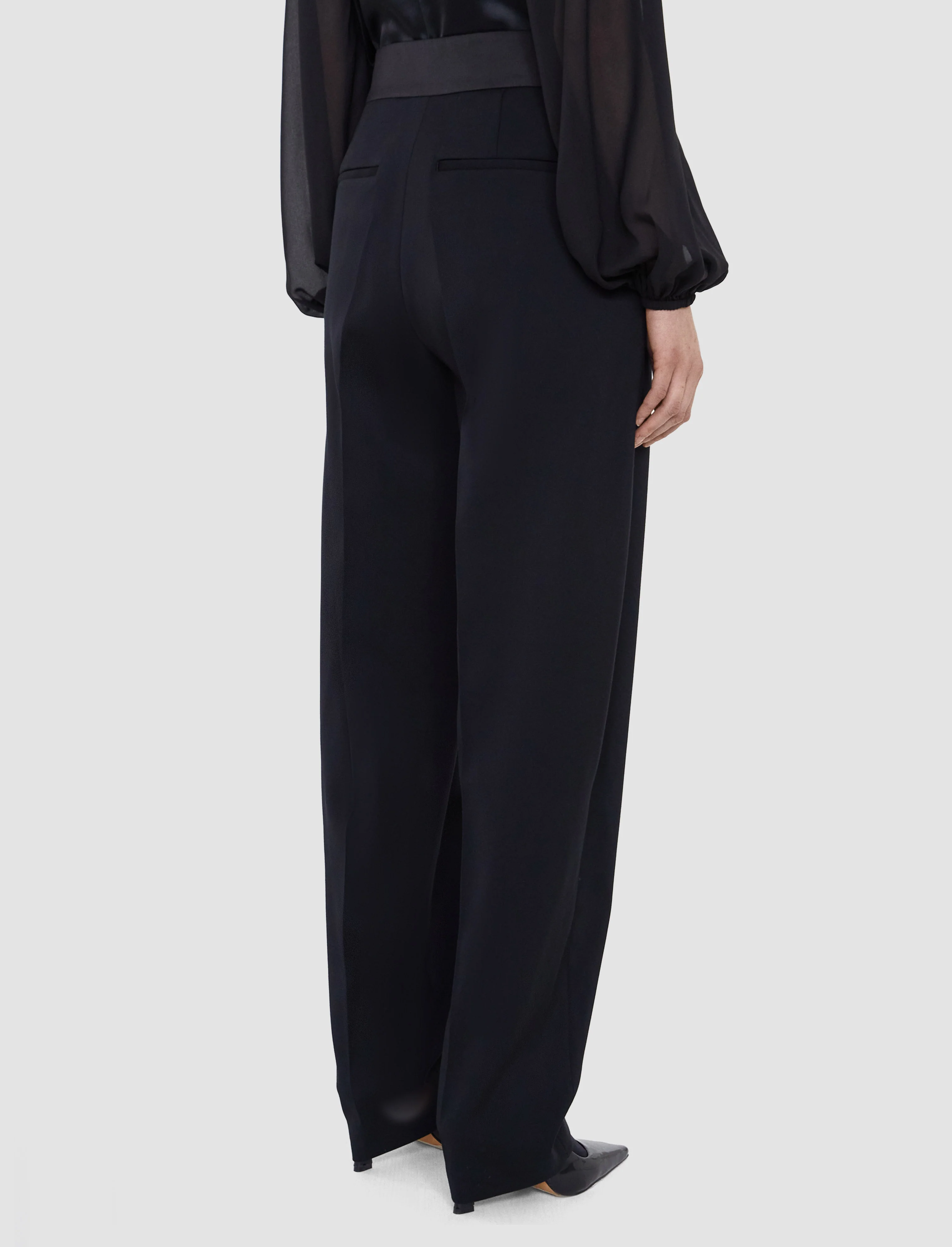 Aix Tailored Crepe Trousers - Image 3