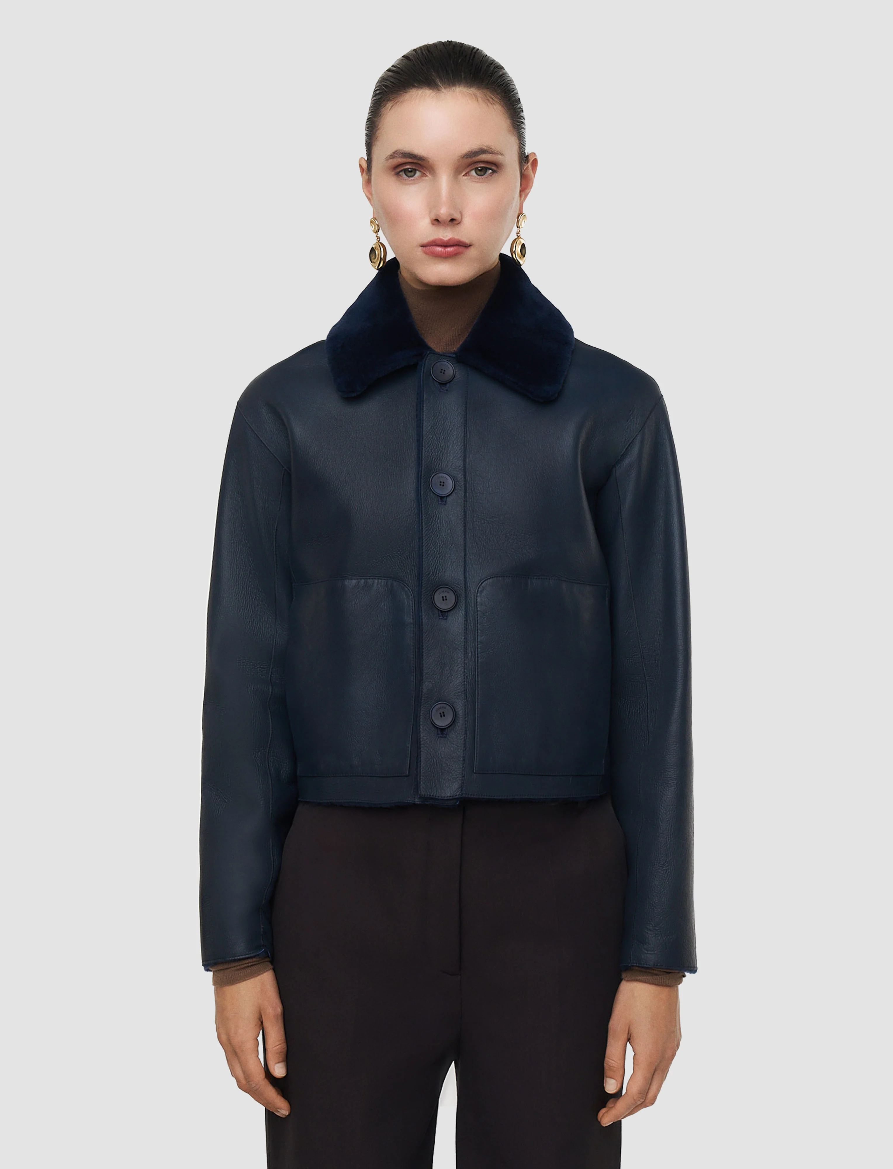 Alloway Reversible Soft Shearling Jacket - Image 5