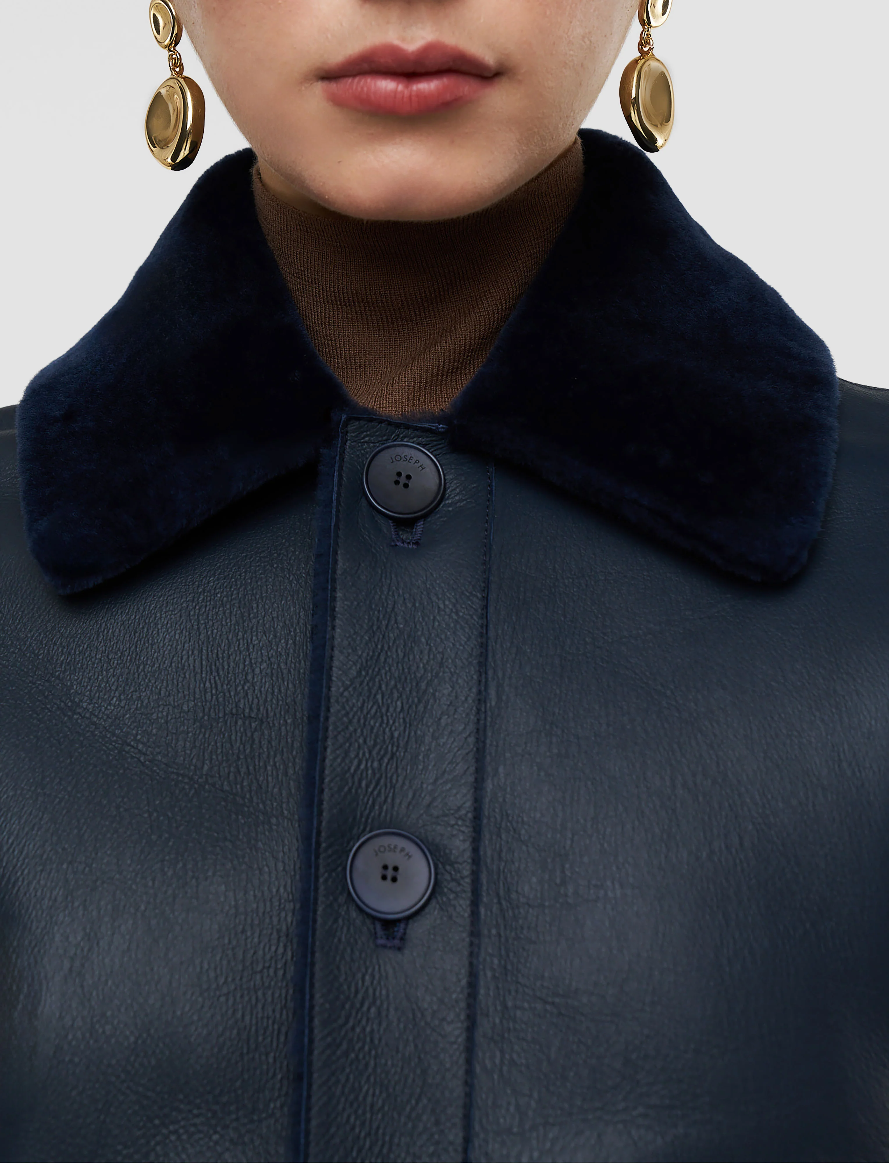 Alloway Reversible Soft Shearling Jacket - Image 9