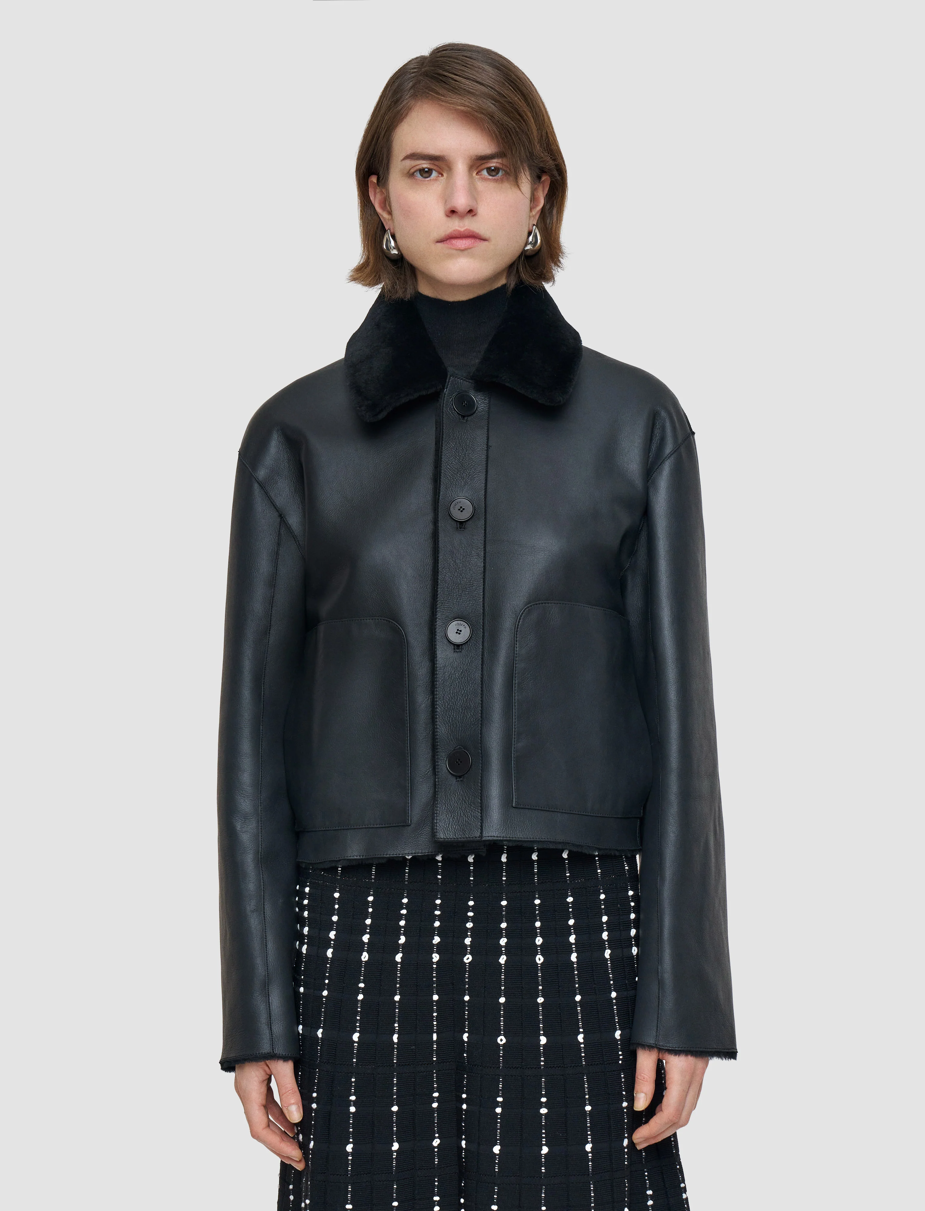 Alloway Reversible Soft Shearling Jacket - Image 3