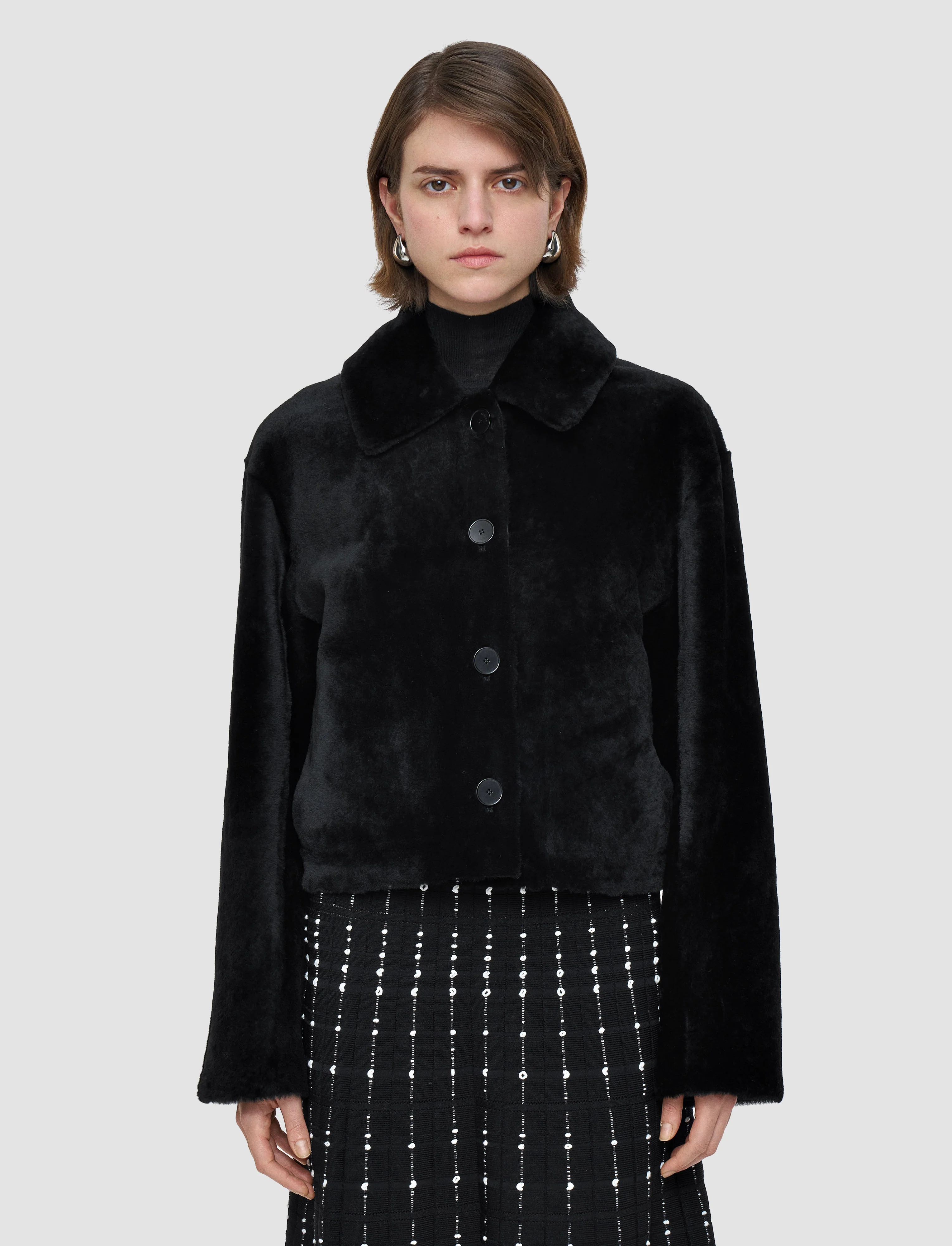 Alloway Reversible Soft Shearling Jacket - Image 4