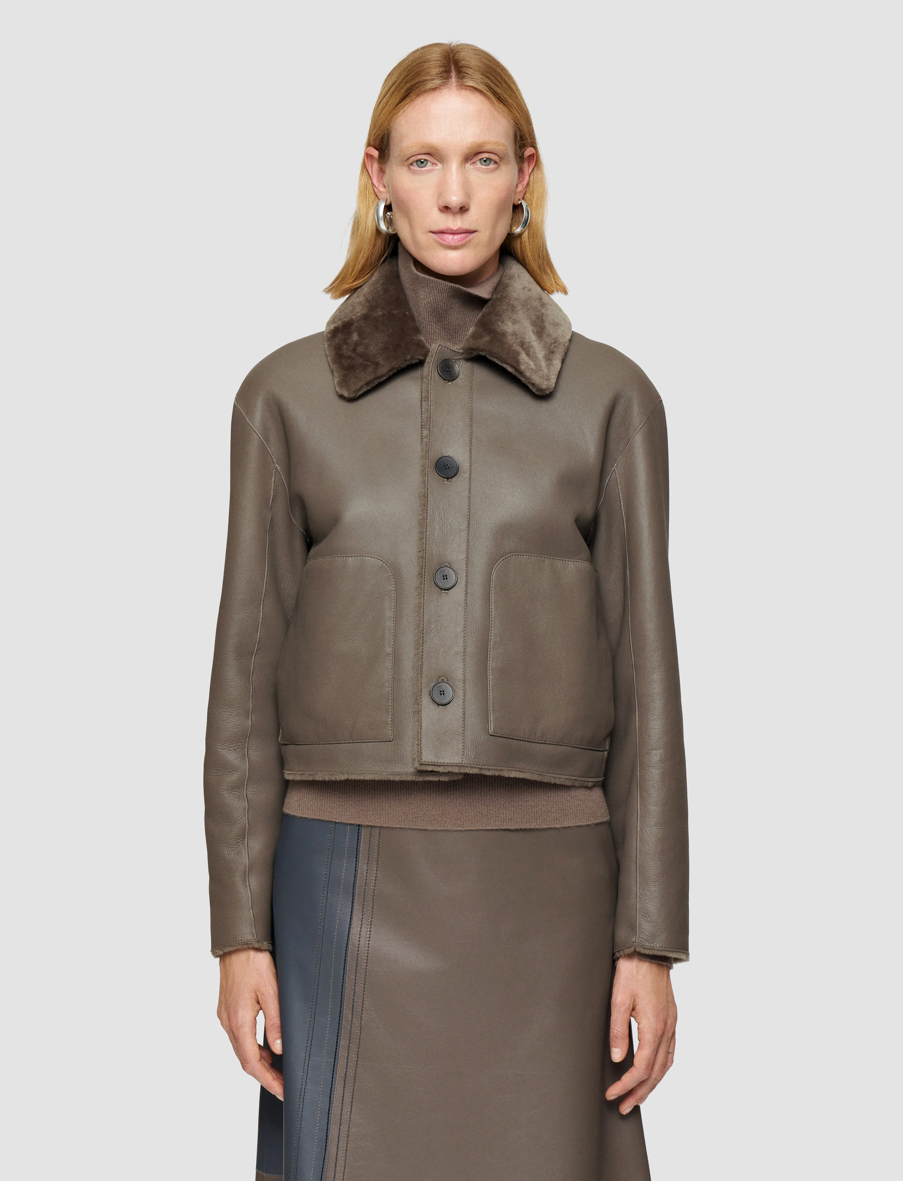 Alloway Reversible Soft Shearling Jacket - Image 3
