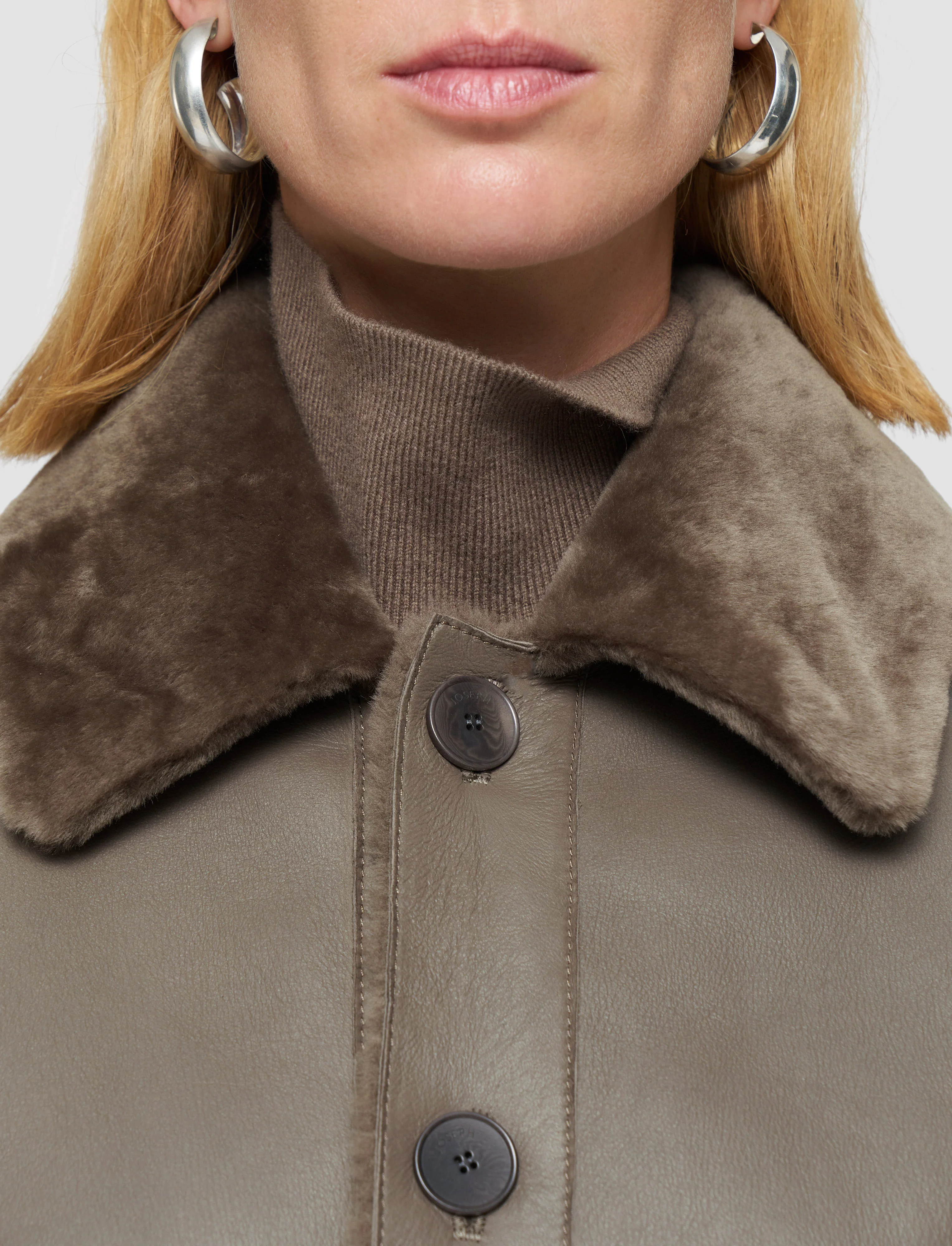 Alloway Reversible Soft Shearling Jacket - Image 6