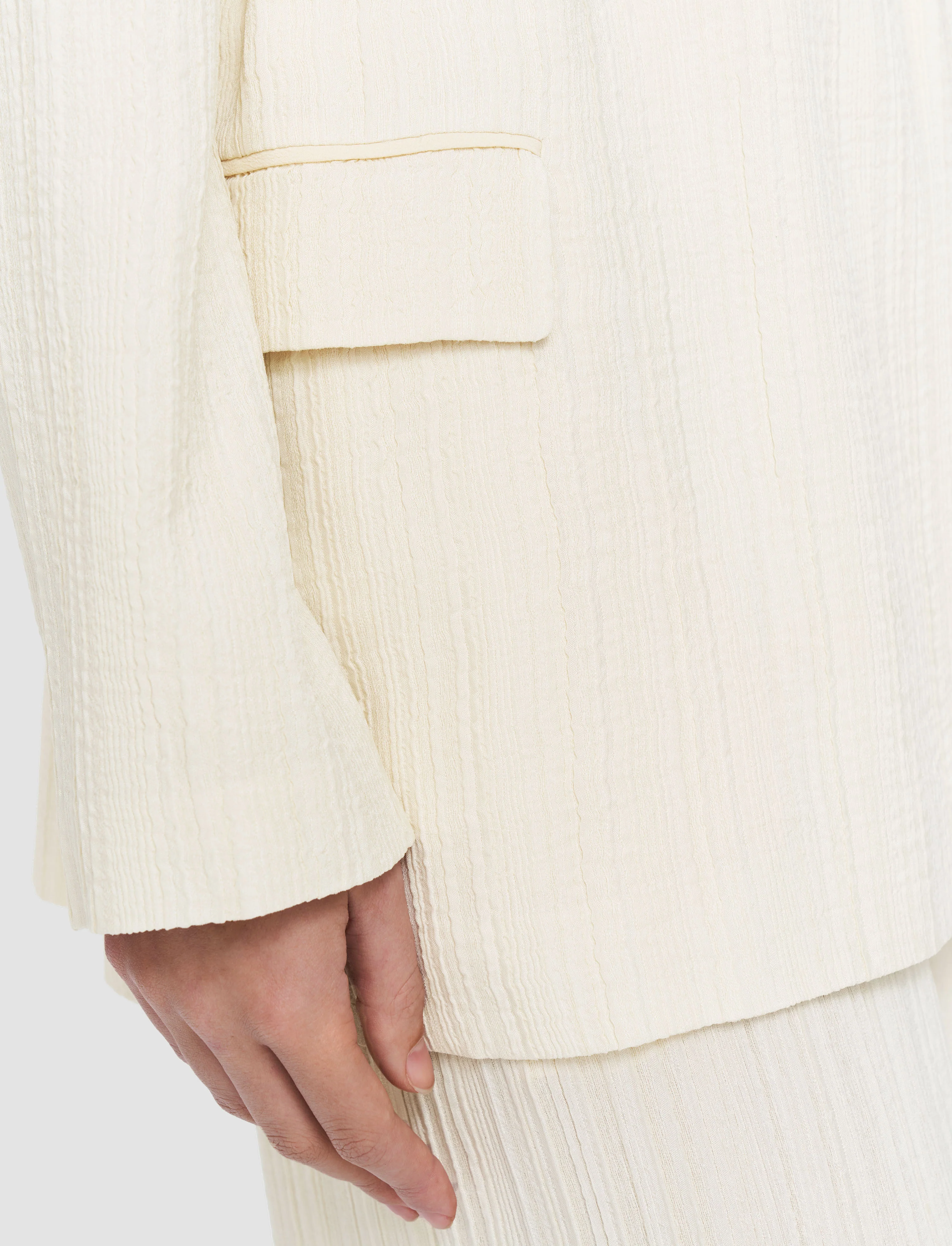 Amelot Pleat Jacquard Jacket - Image 7