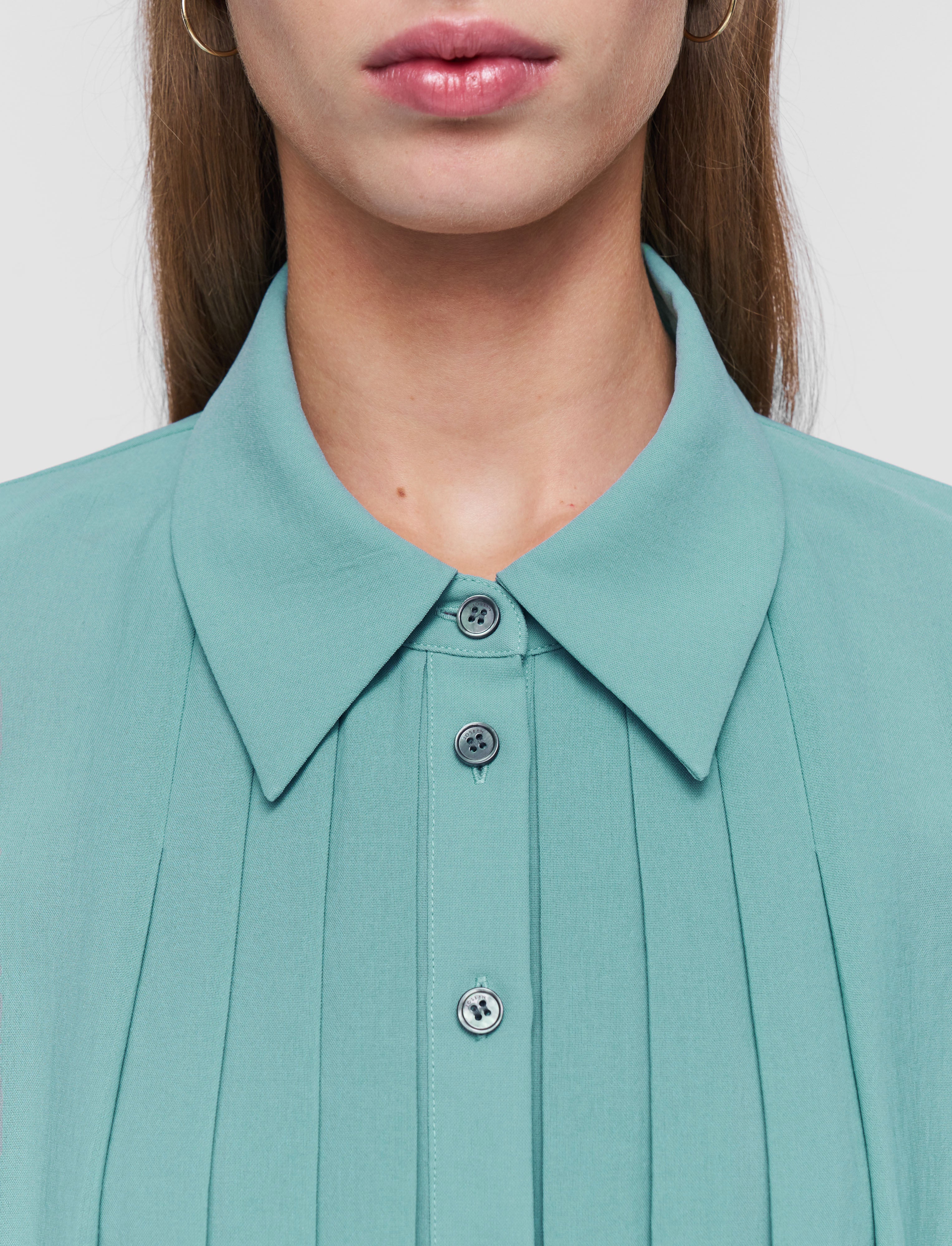 Antin Airy Plissé Blouse - Image 5