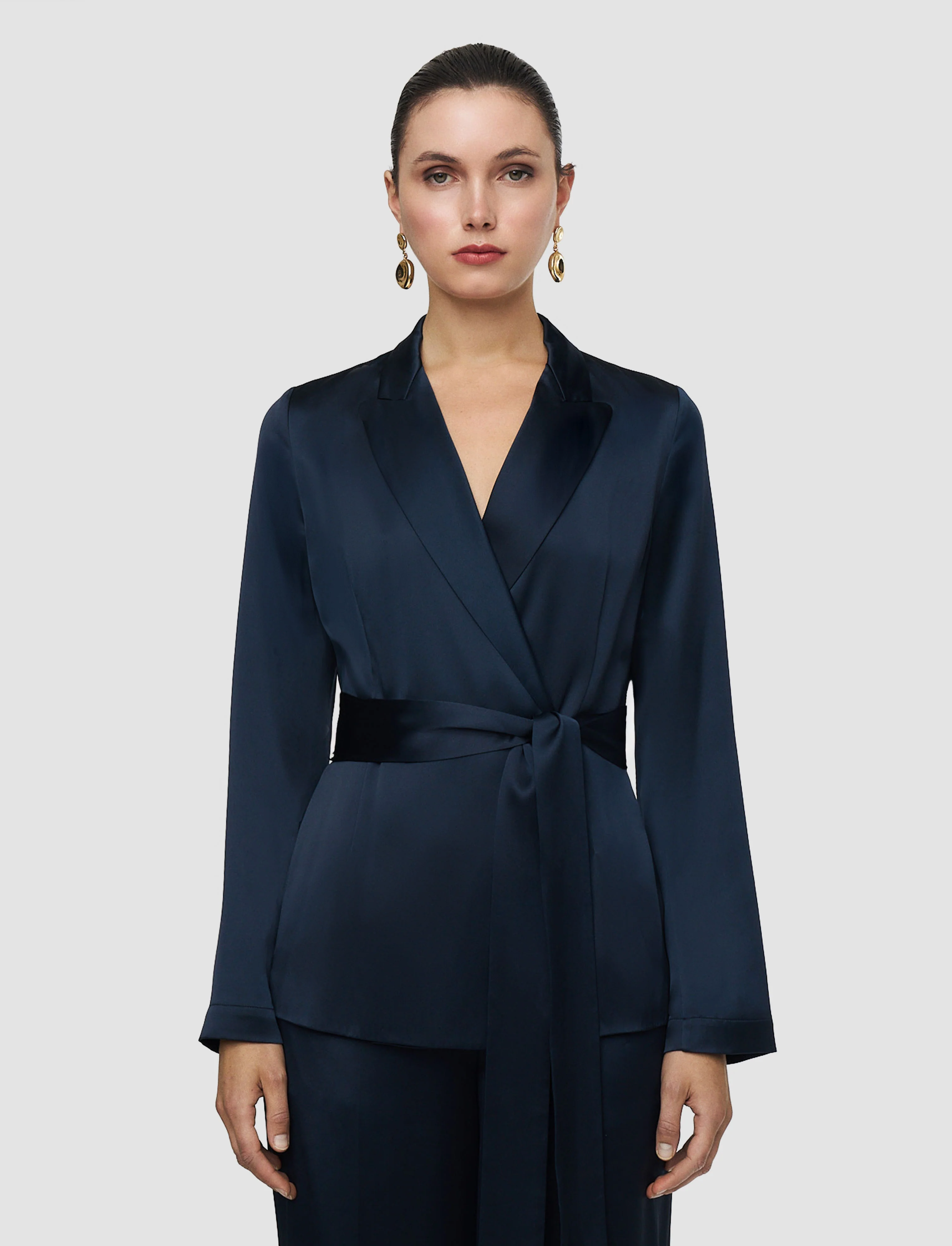 Archer Silk Satin Jacket - Image 3