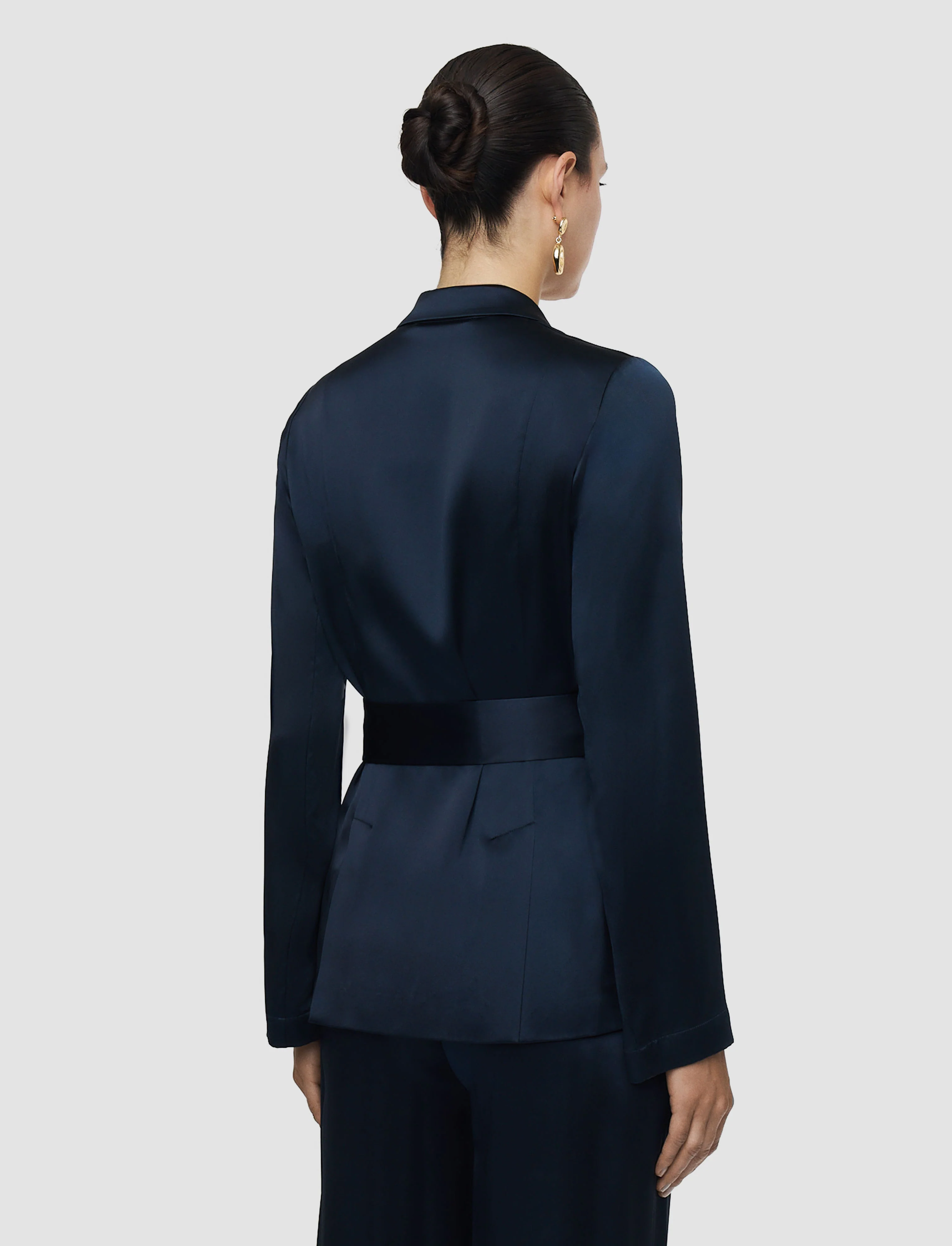 Archer Silk Satin Jacket - Image 4