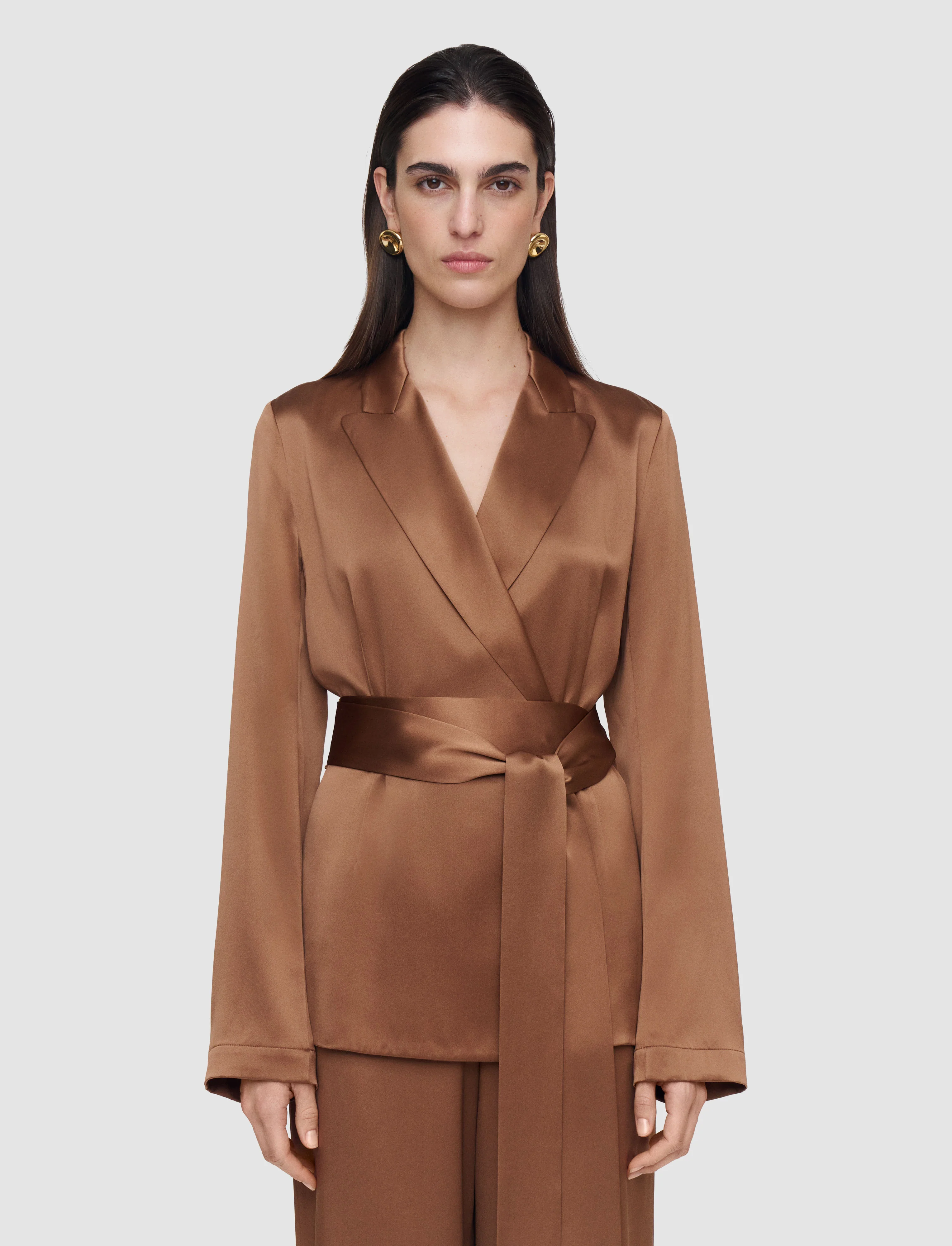 Archer Silk Satin Jacket - Image 3