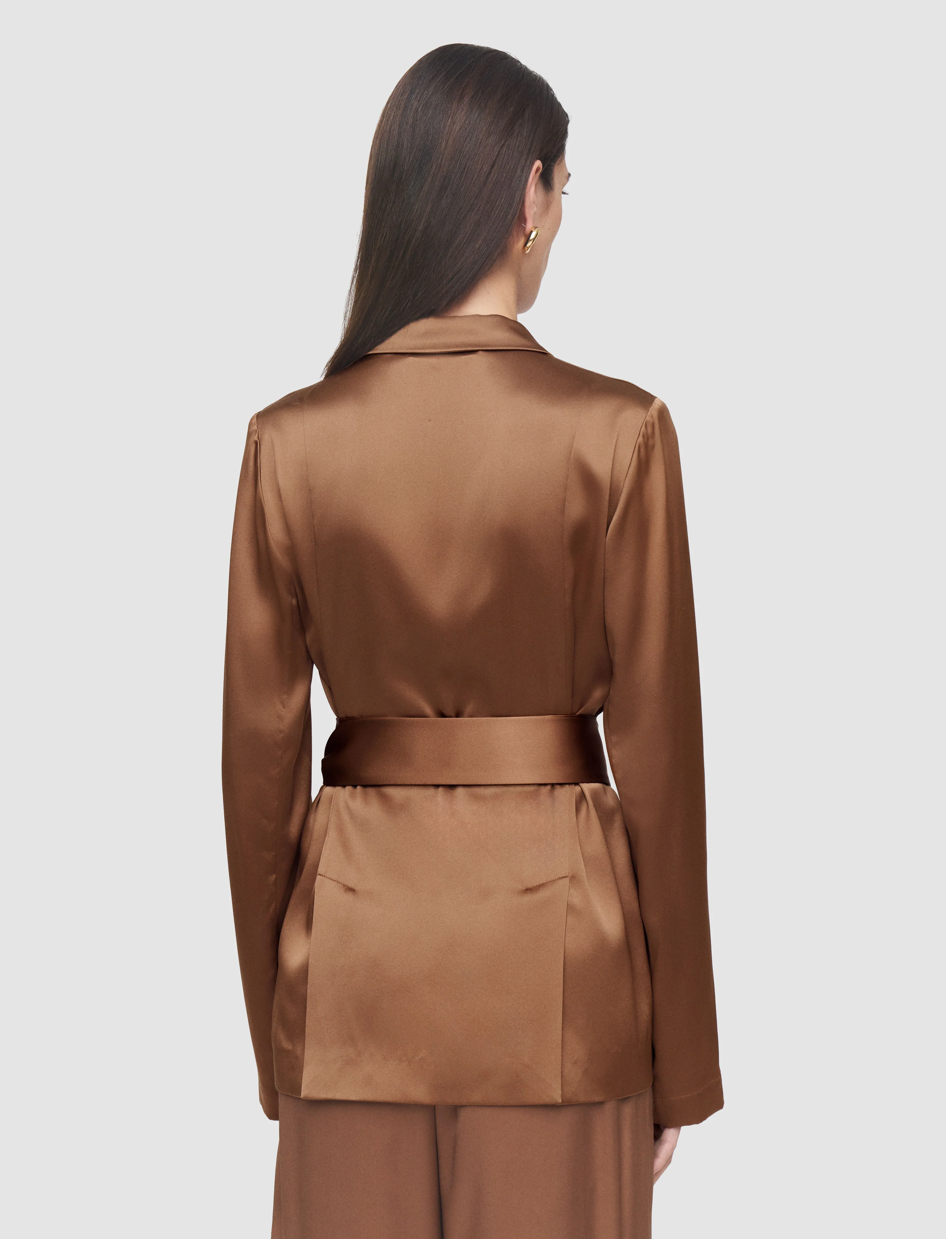 Archer Silk Satin Jacket - Image 4