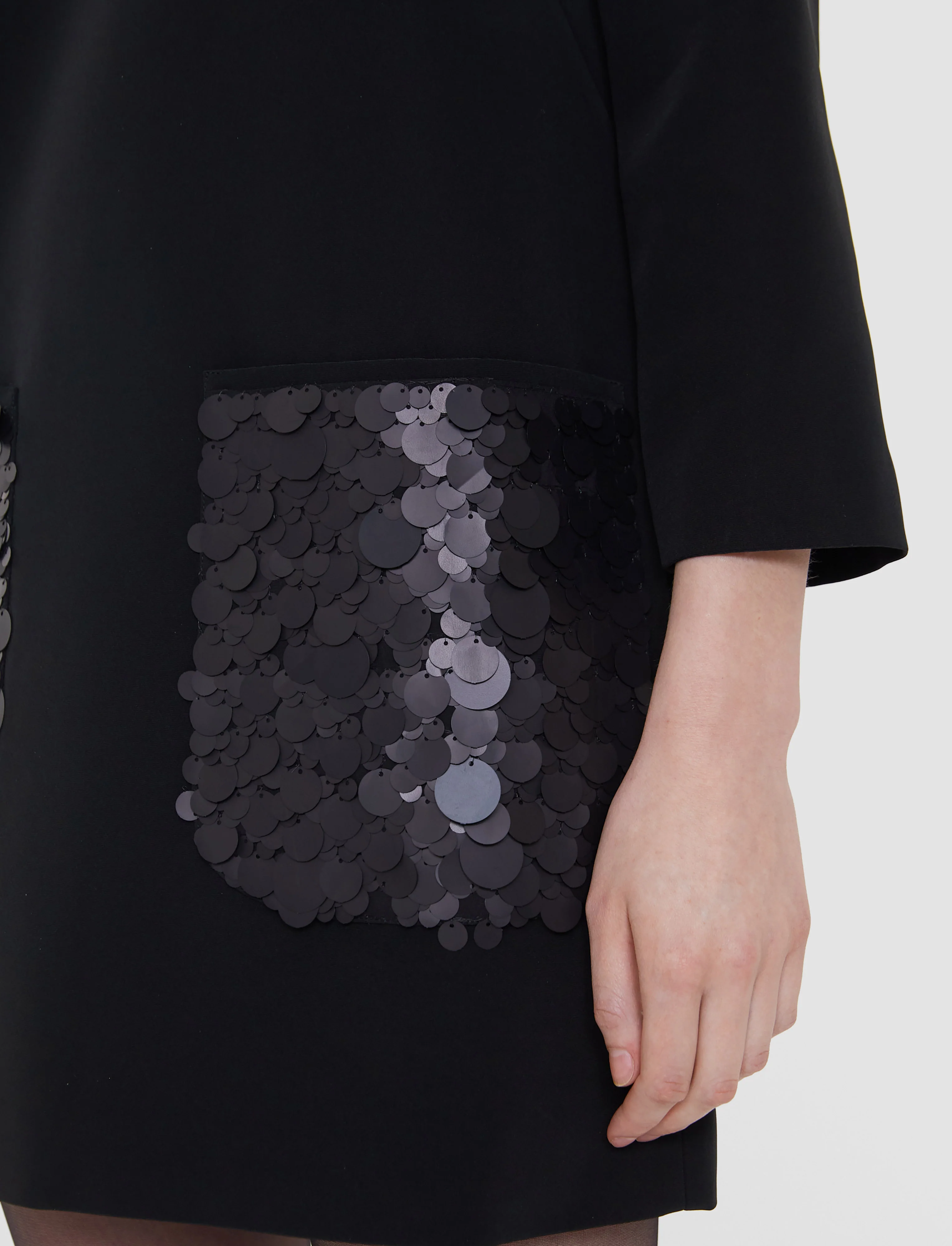 Bixio Satin Twill Dress - Image 4
