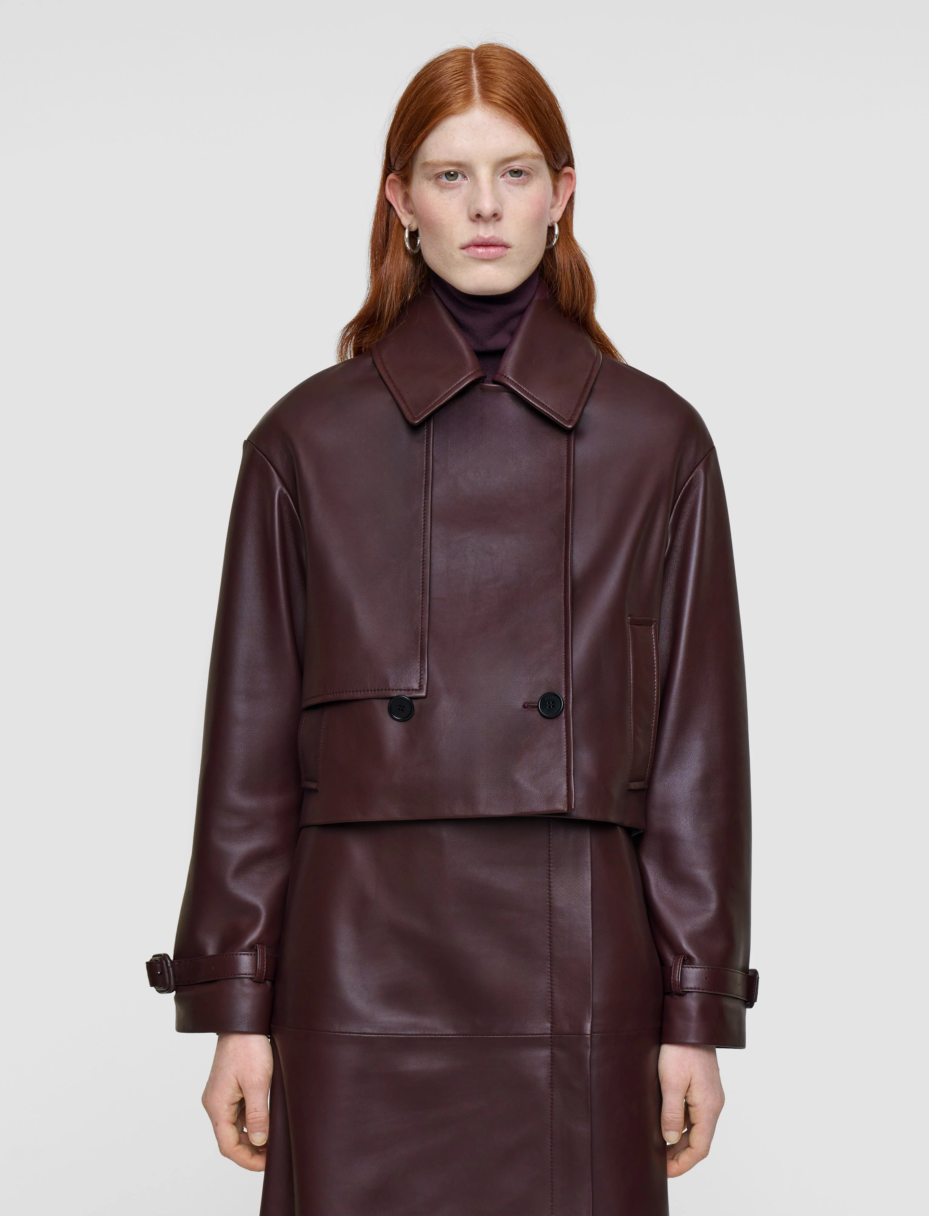 Blaise Nappa Leather Jacket - Image 3