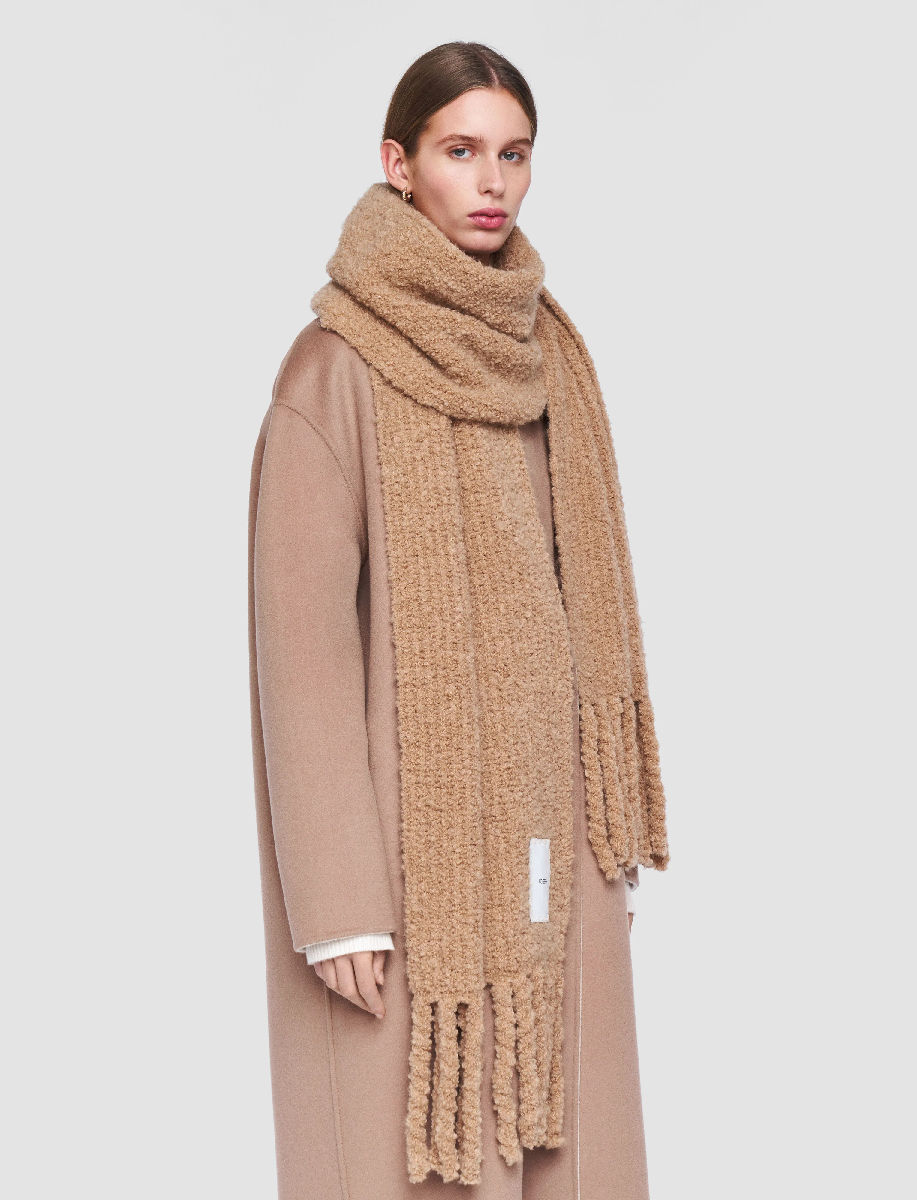 Bouclé Knit Scarf - Image 3