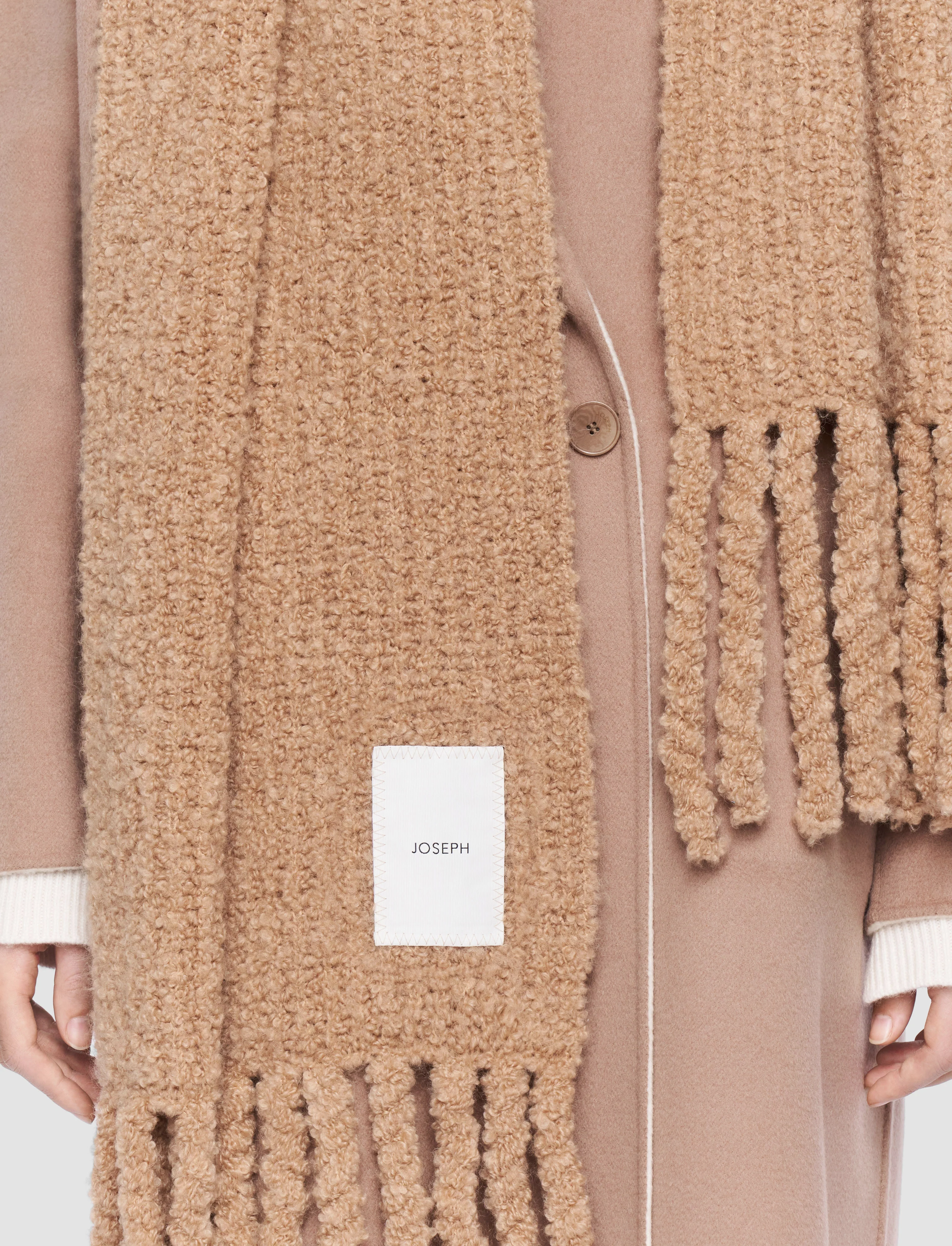 Bouclé Knit Scarf - Image 4