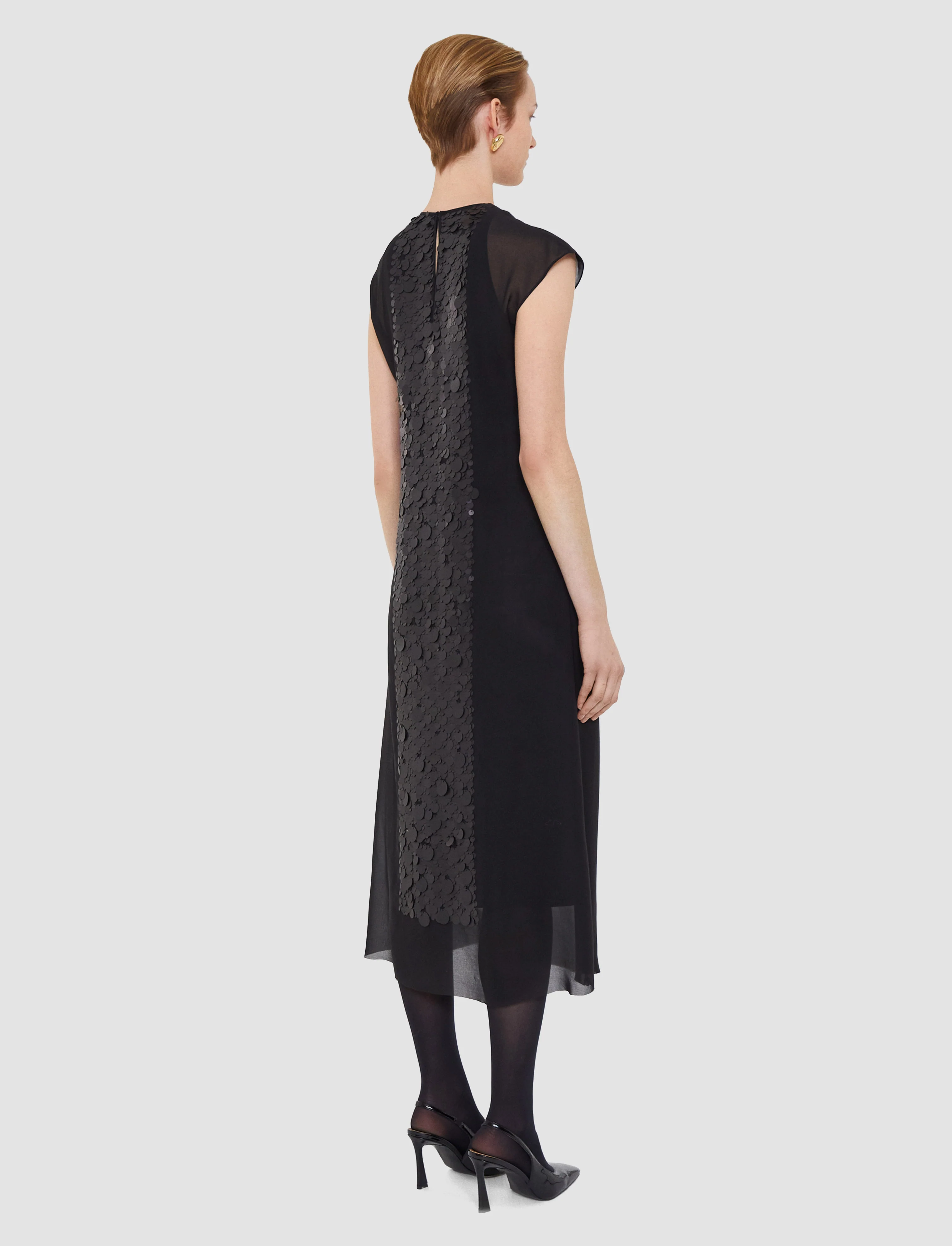 Boulle Two-Piece Chiffon Sequin Dress - Image 5
