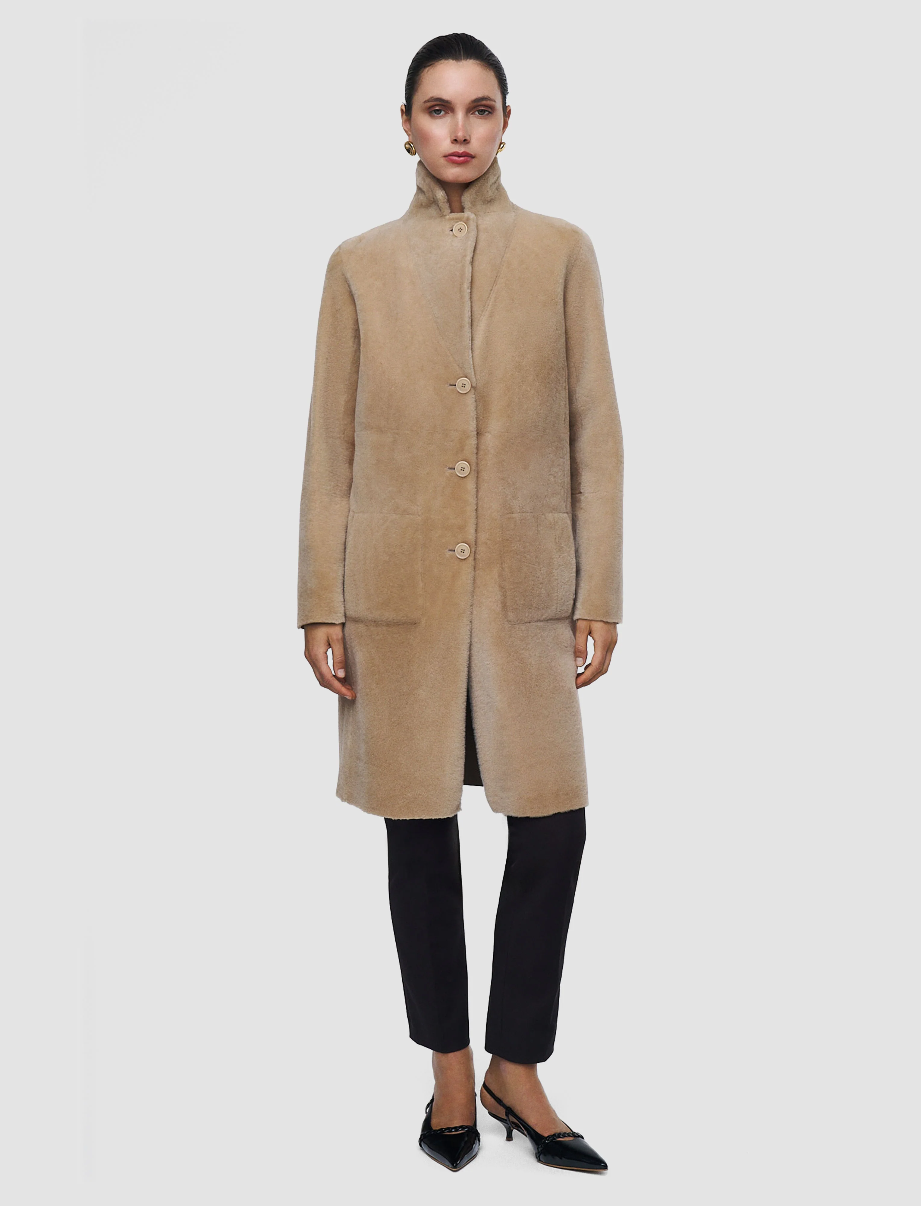 Britanny Reversible Soft Shearling Jacket - Image 3