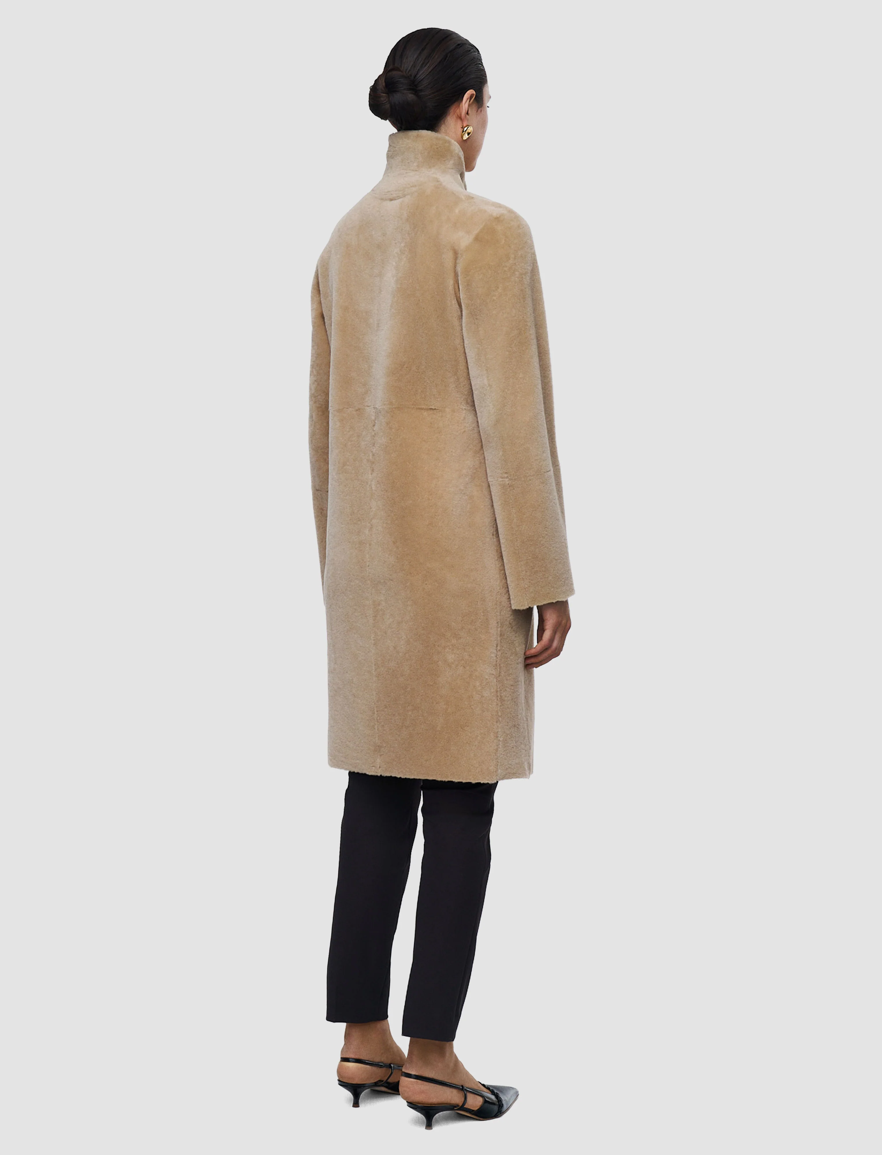 Britanny Reversible Soft Shearling Jacket - Image 4