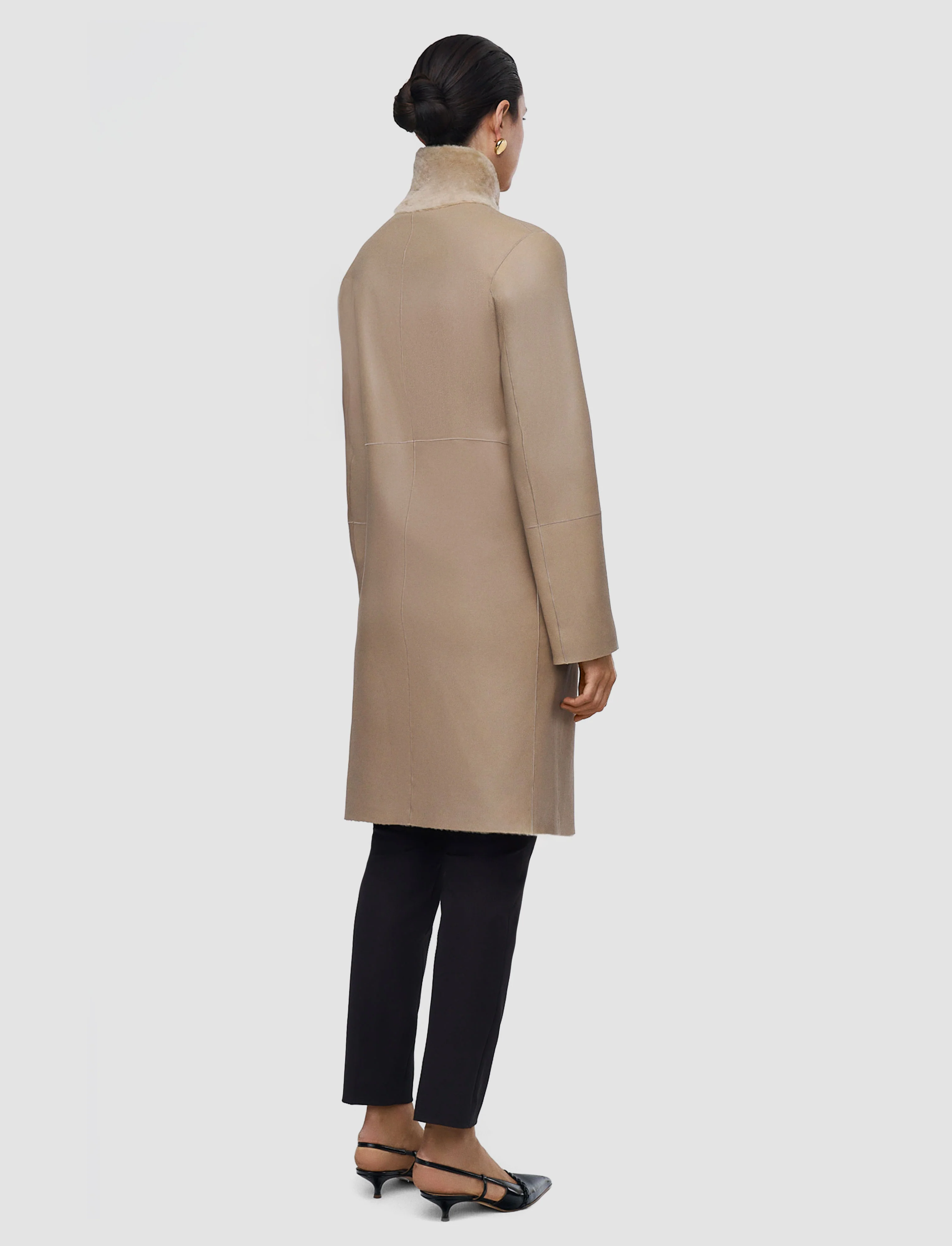 Britanny Reversible Soft Shearling Jacket - Image 5