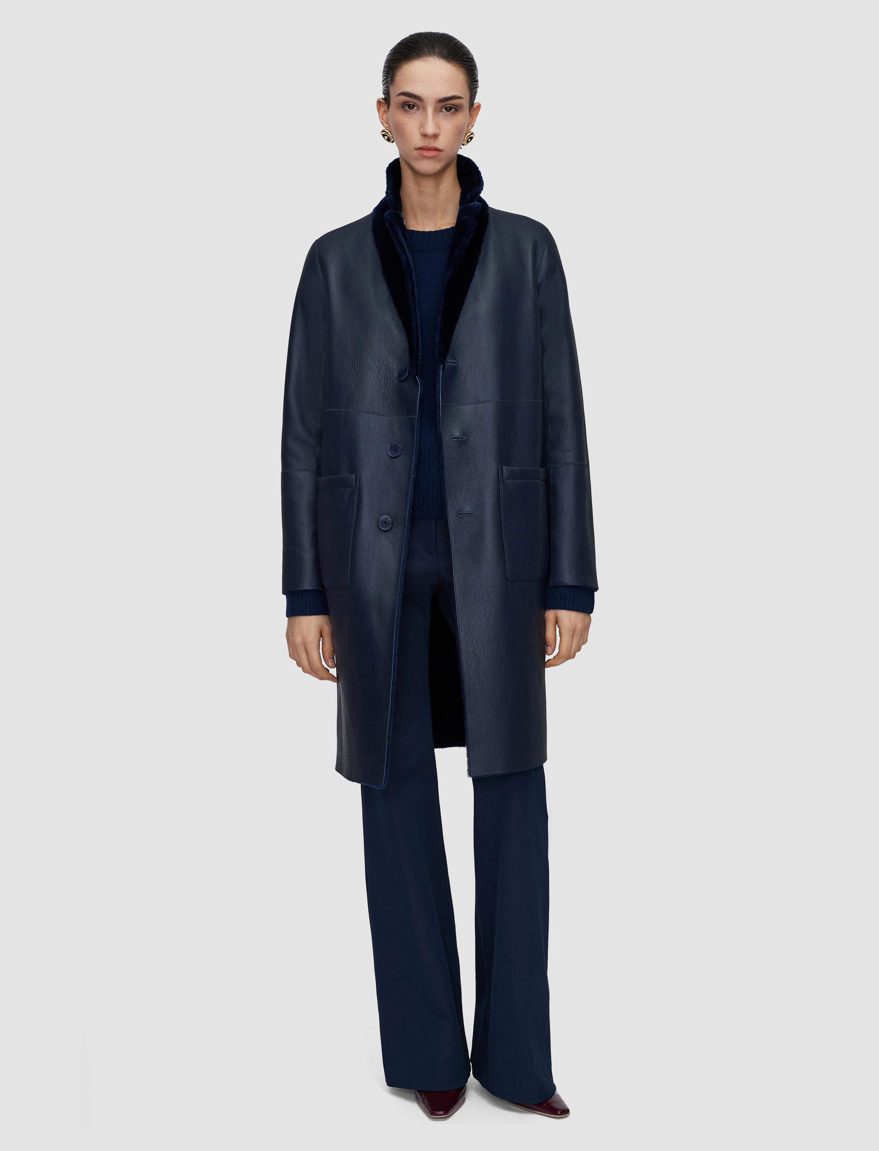 Britanny Reversible Soft Shearling Jacket - Image 3