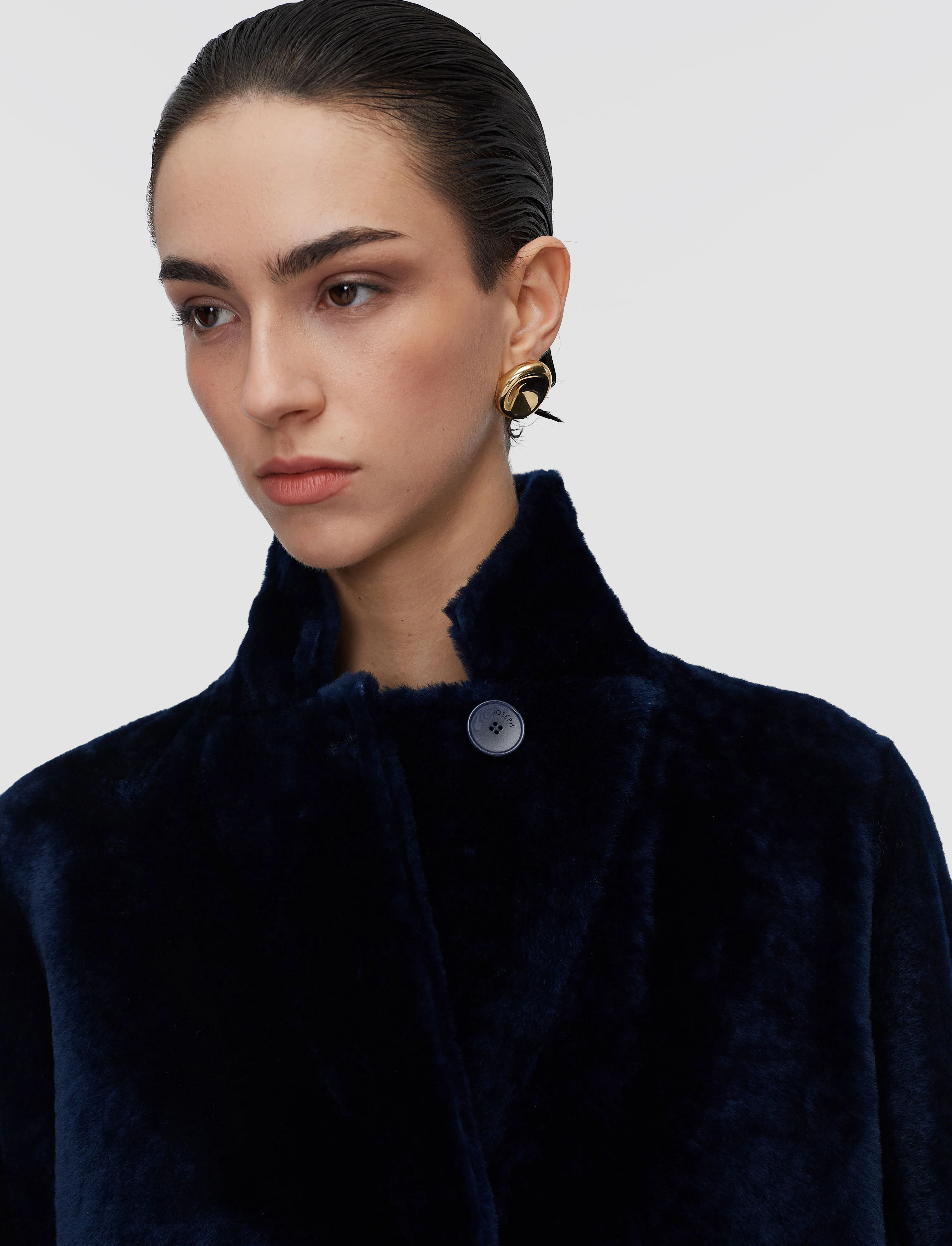 Britanny Reversible Soft Shearling Jacket - Image 5