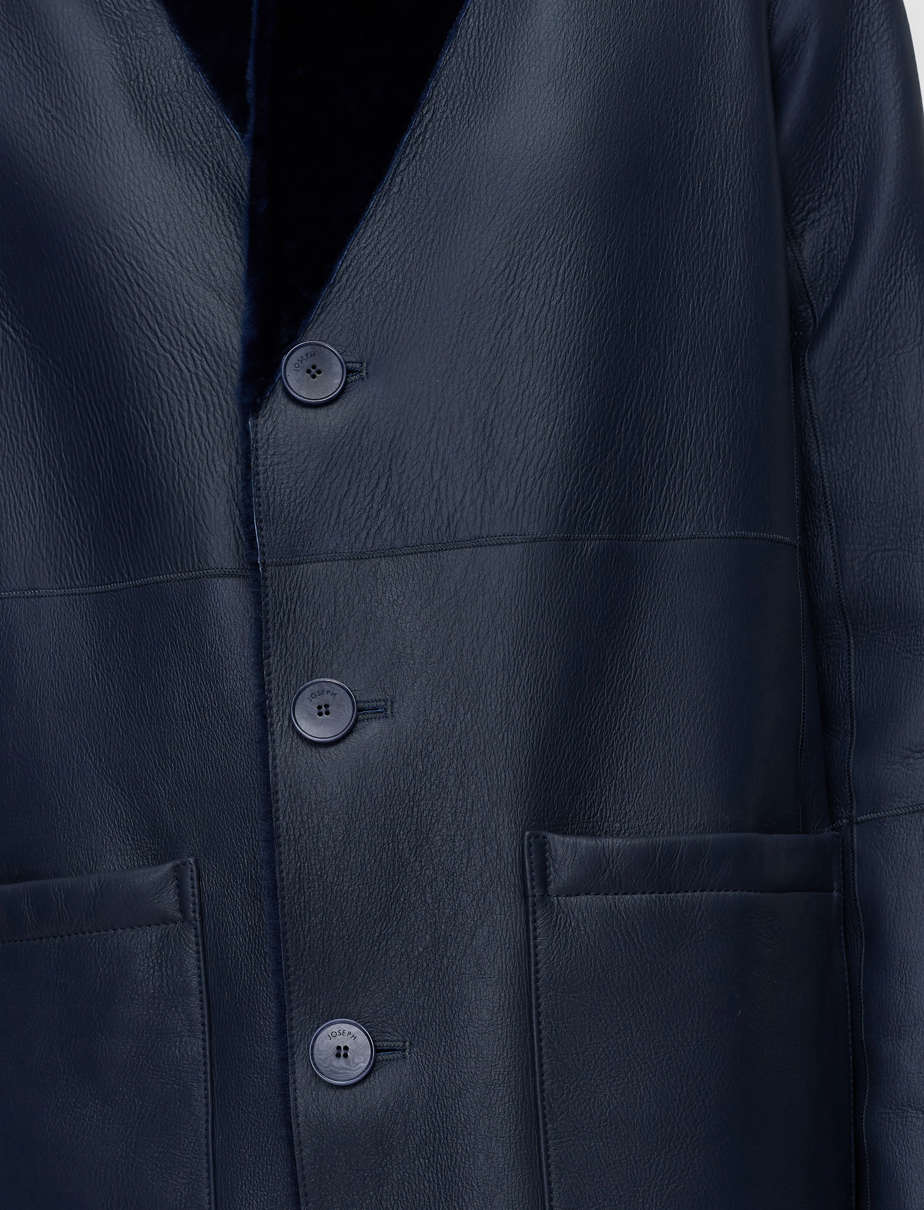 Britanny Reversible Soft Shearling Jacket - Image 6