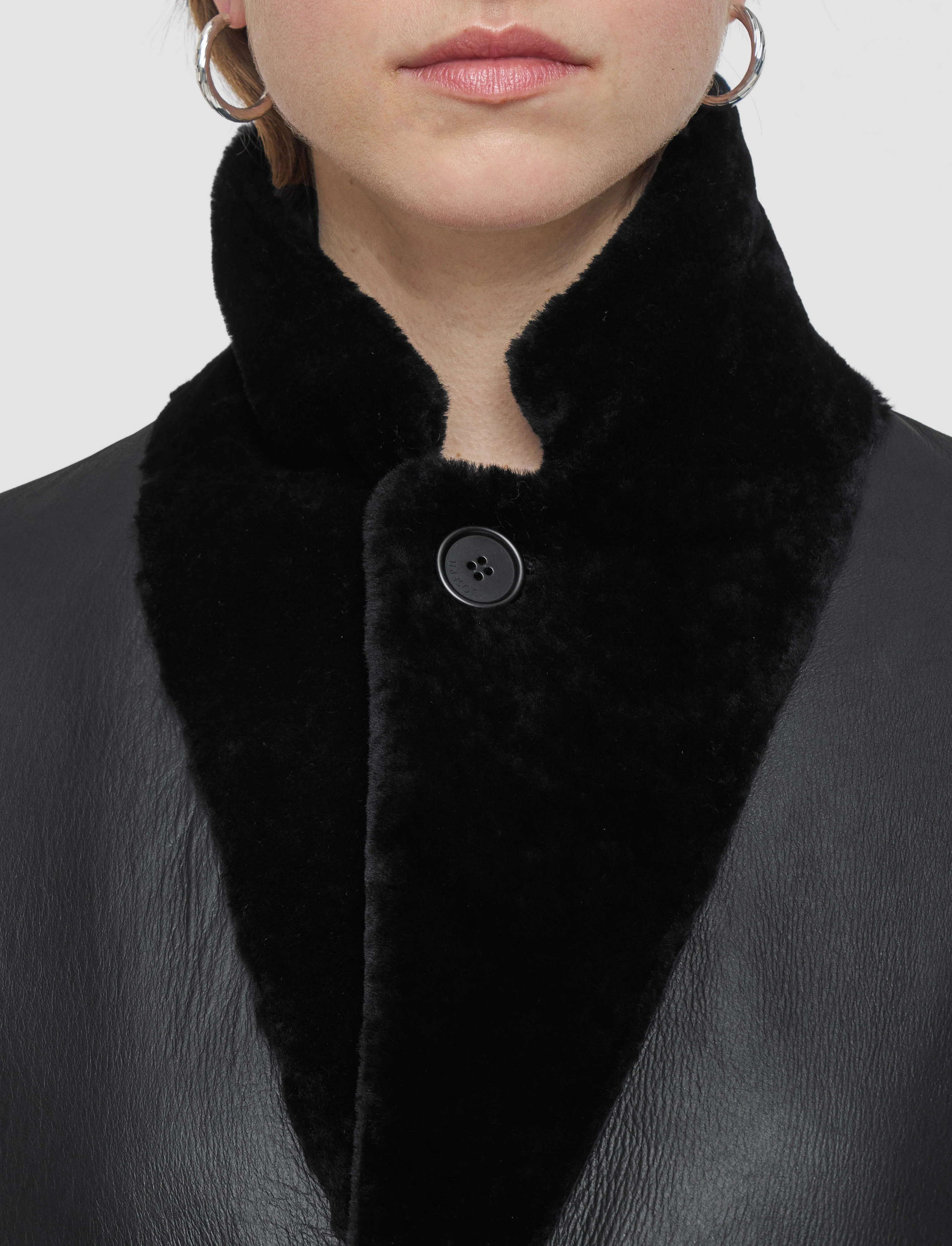 Britanny Reversible Soft Shearling Coat - Image 5