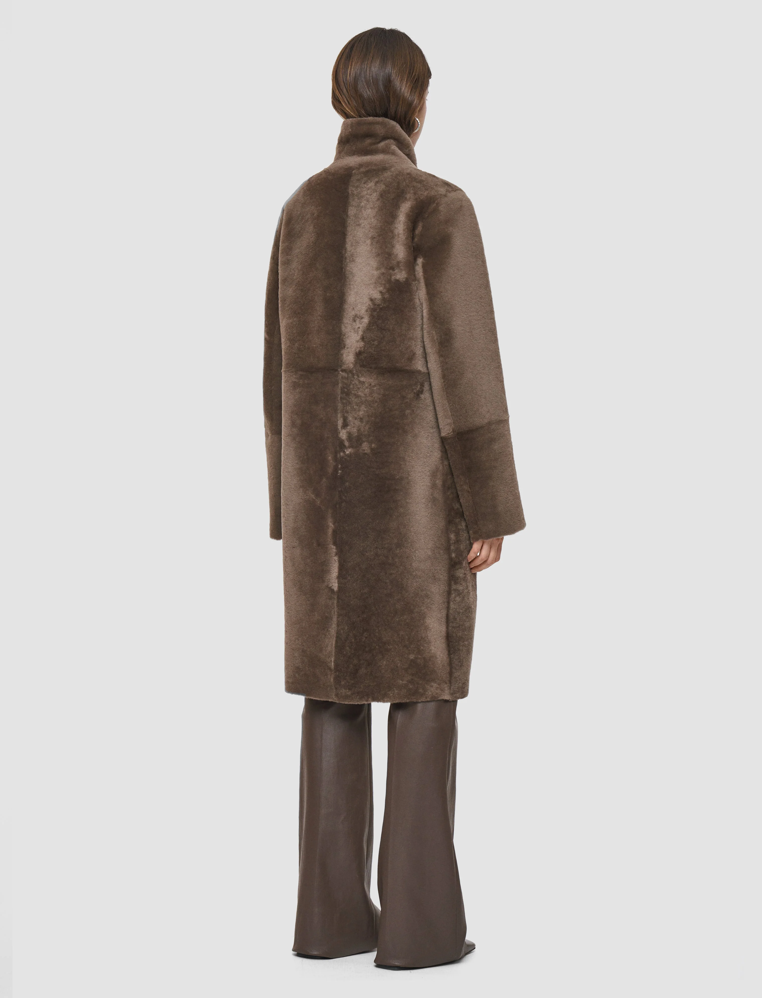 Britanny Reversible Soft Shearling Coat - Image 4