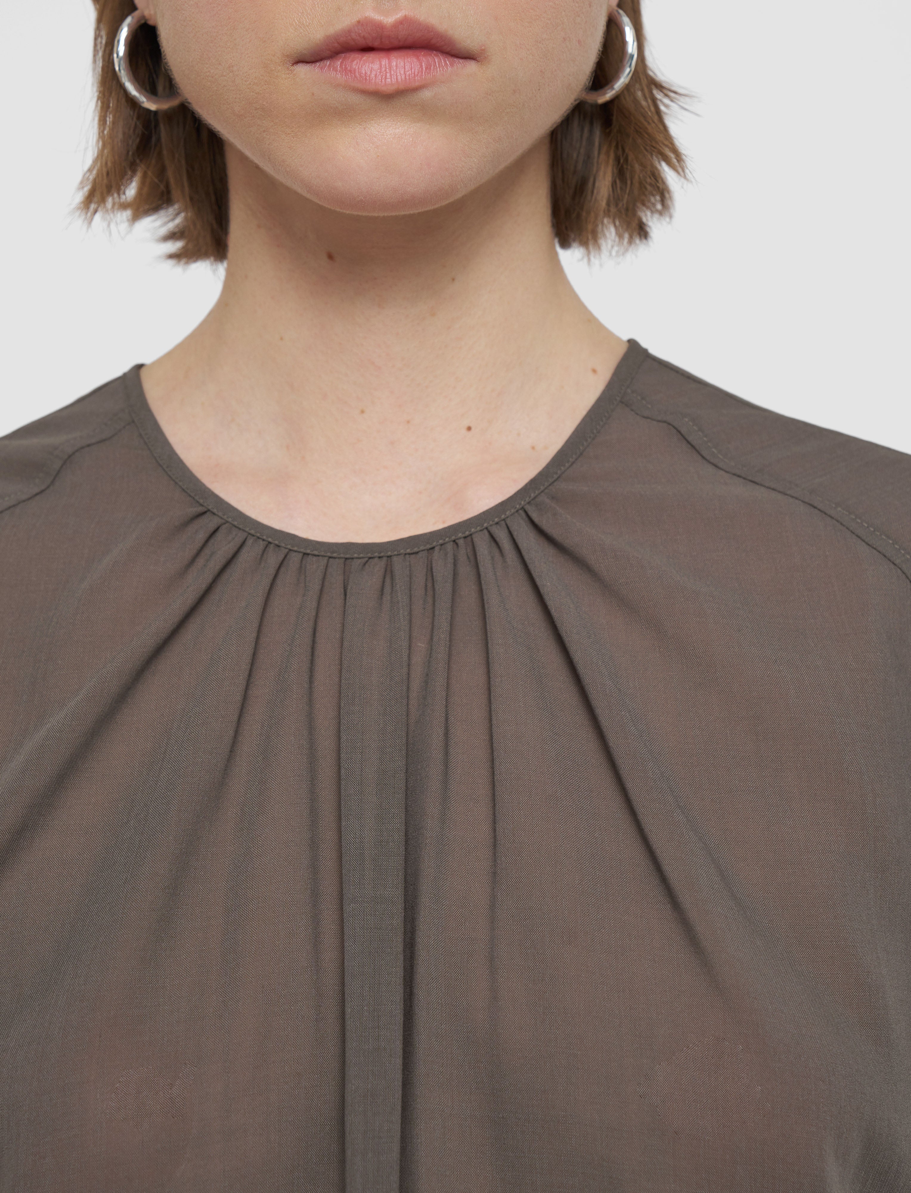 Broca Sheer Fine Wool Blouse - Image 5