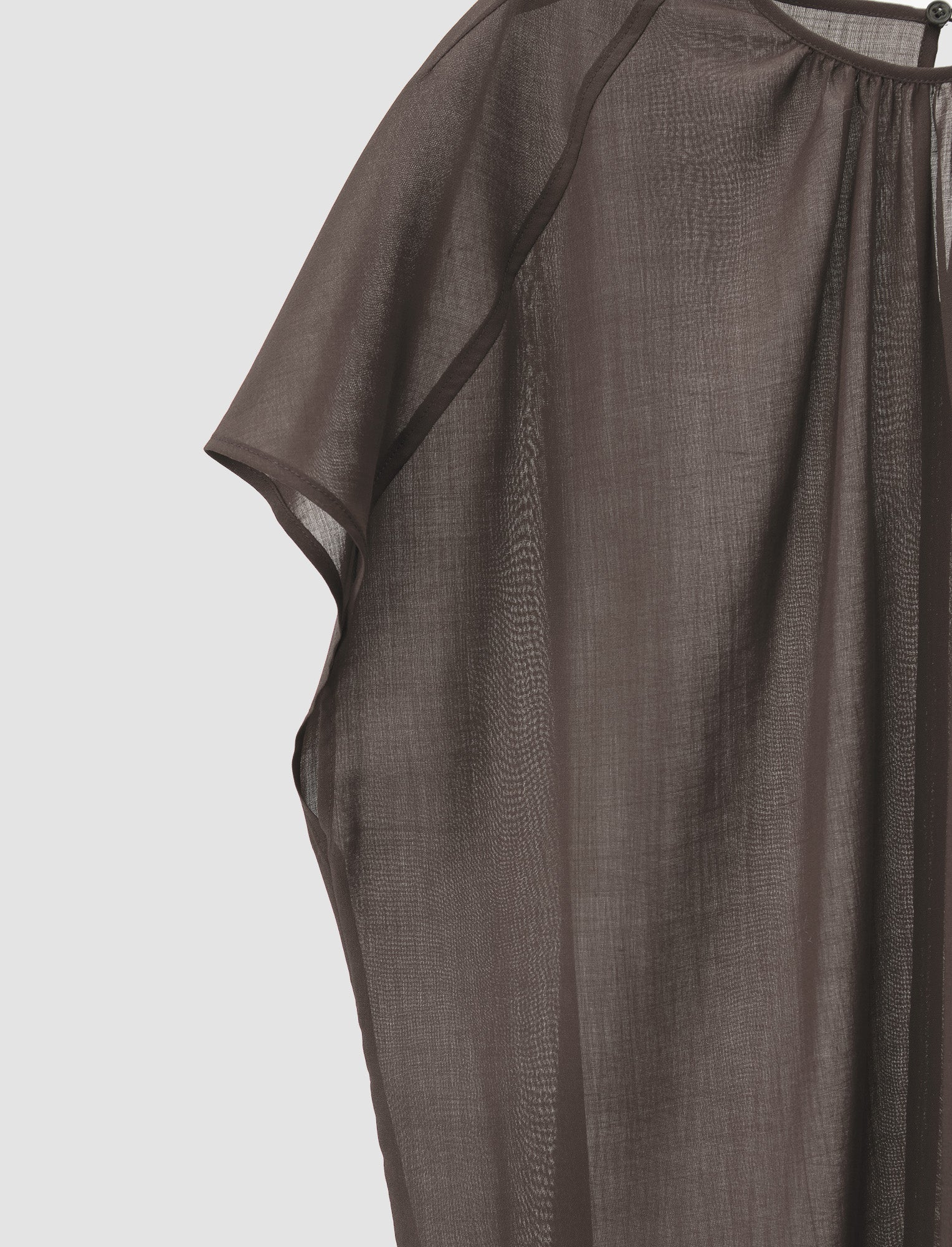 Broca Sheer Fine Wool Blouse - Image 7