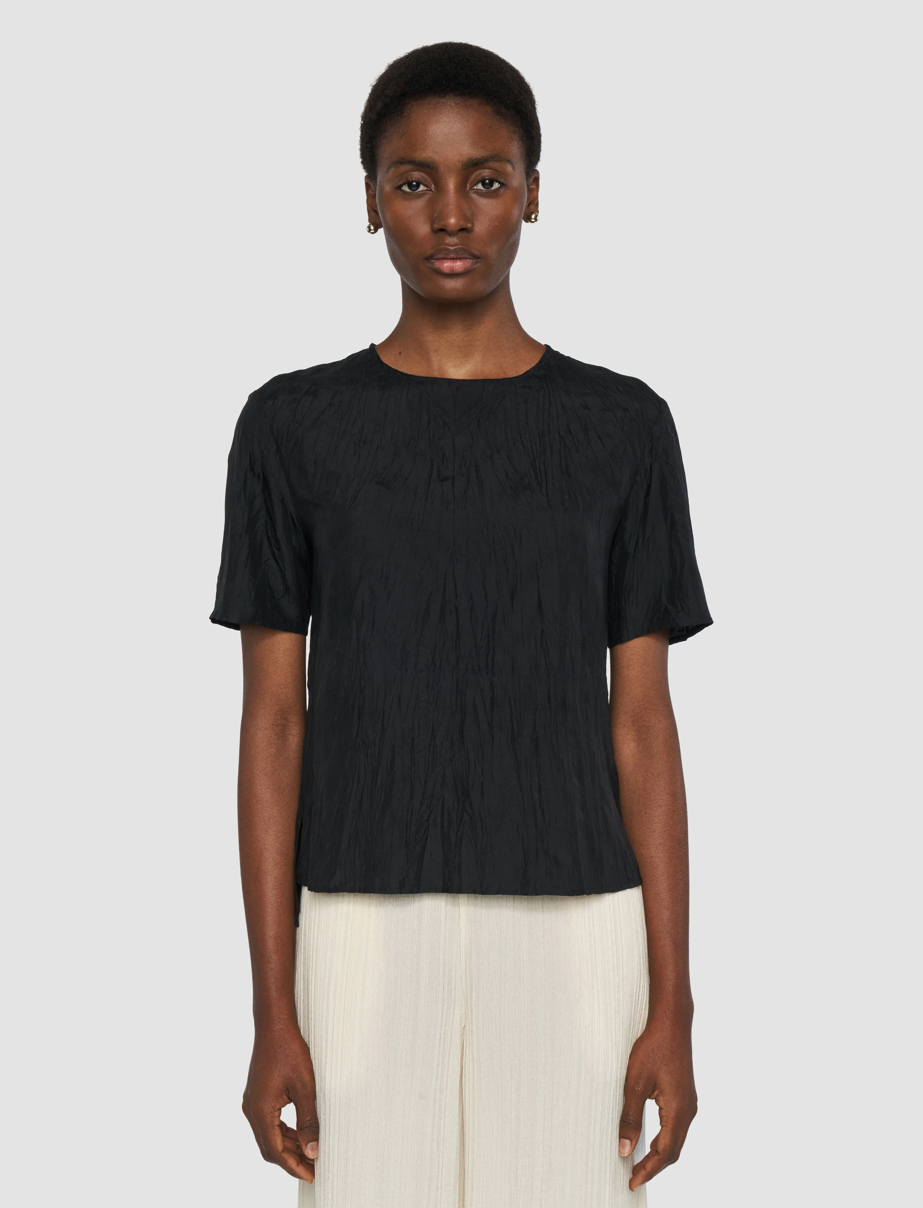 Brunet Habotai Silk Top - Image 3