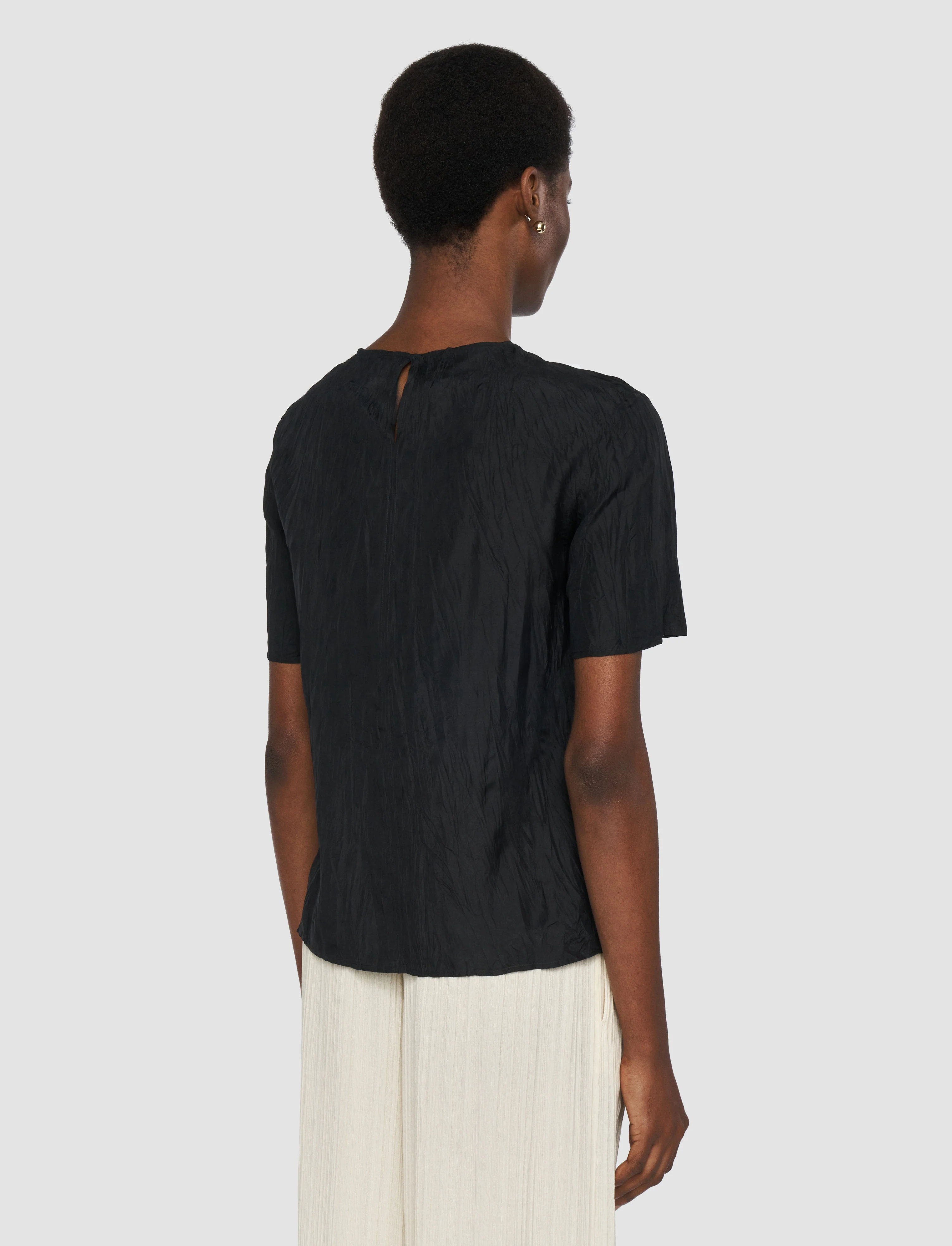 Brunet Habotai Silk Top - Image 4
