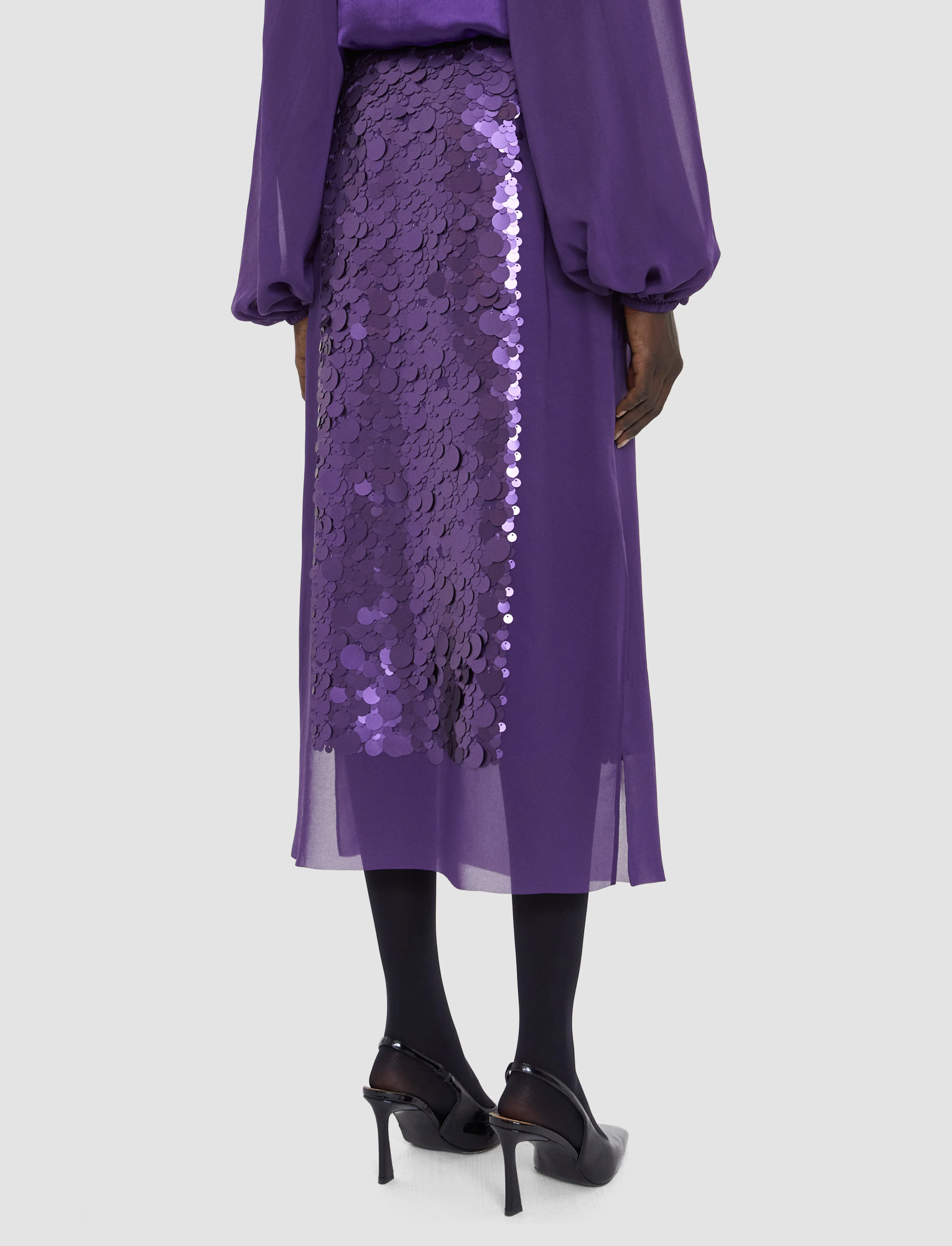 Cambo Chiffon Sequin Skirt - Image 4