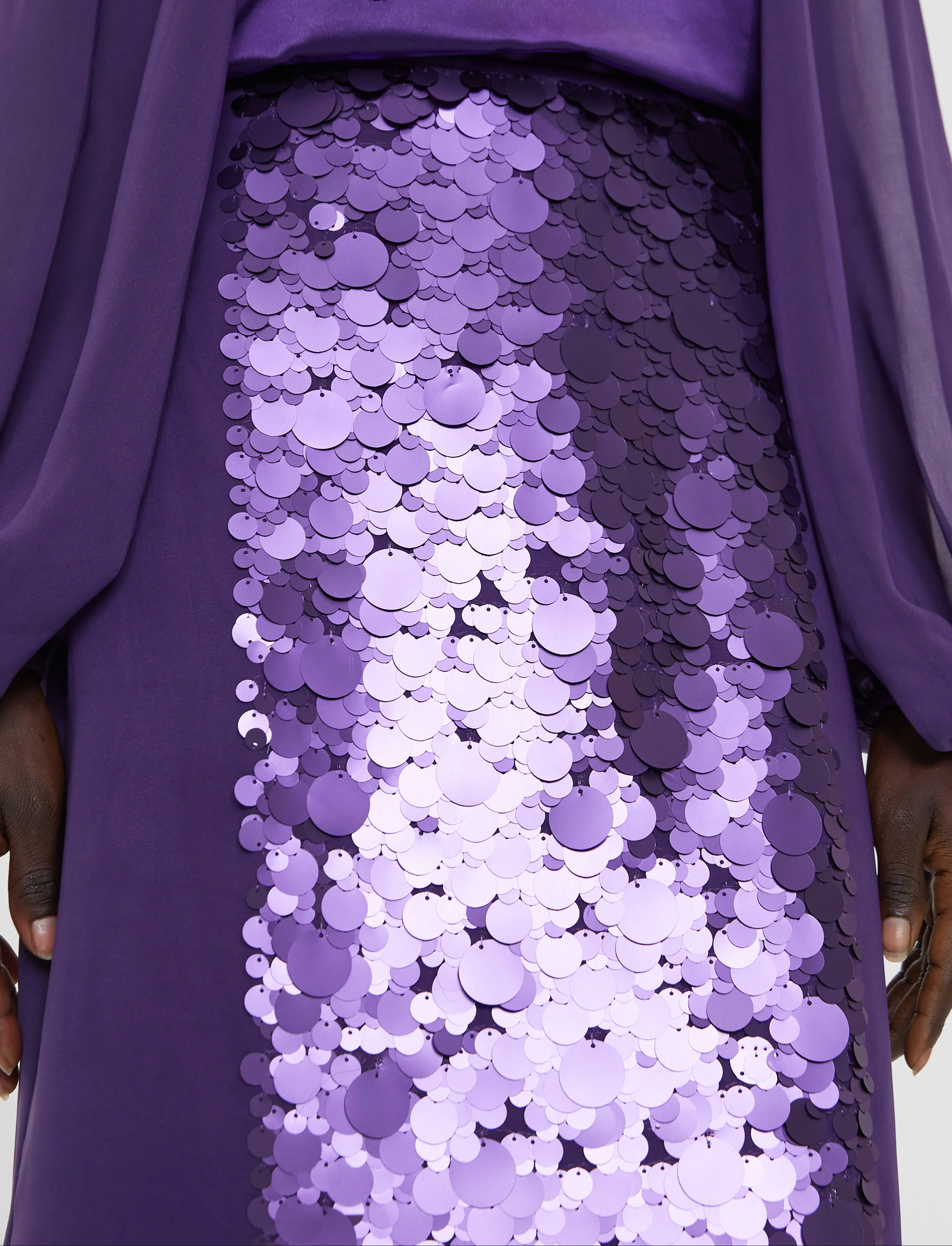 Cambo Chiffon Sequin Skirt - Image 5