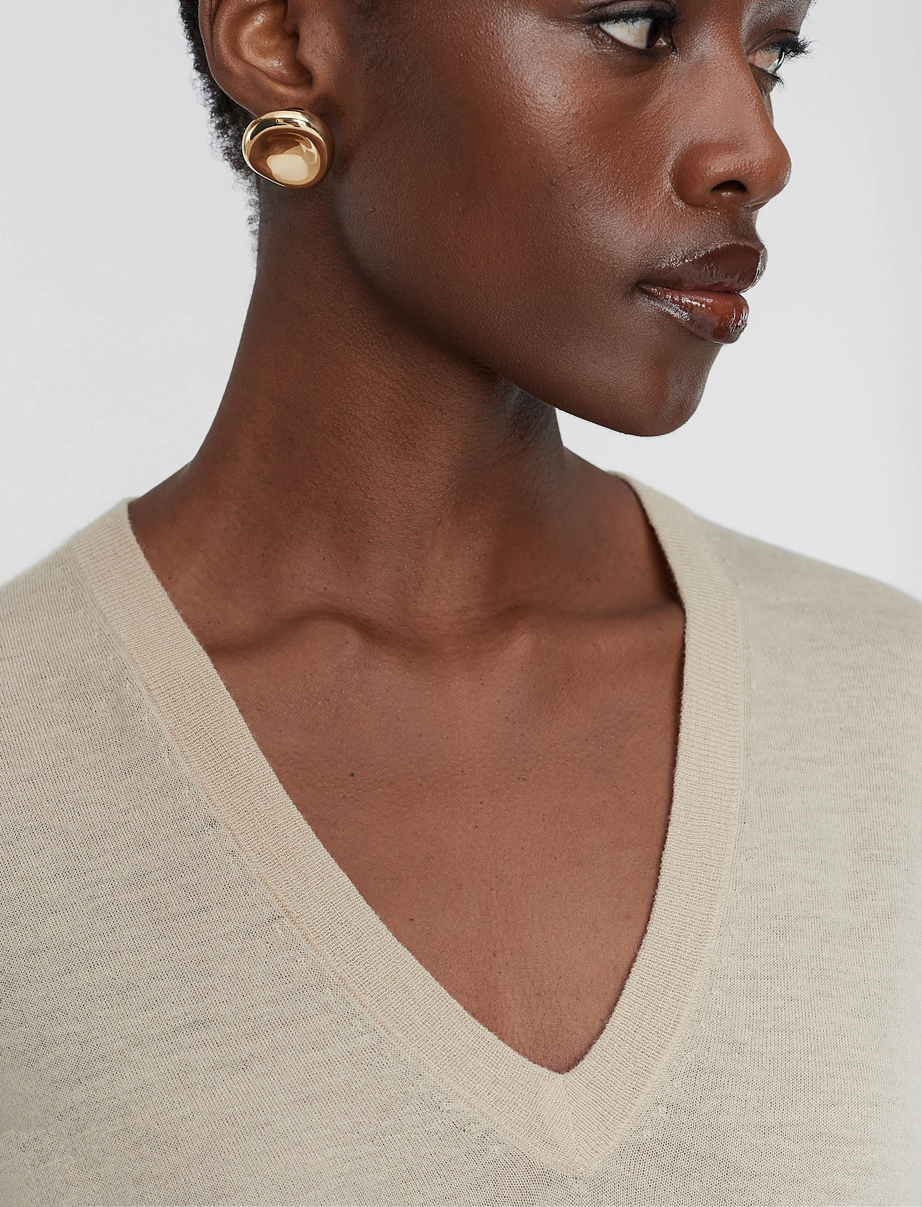 Cashair V Neck Jumper - Image 5