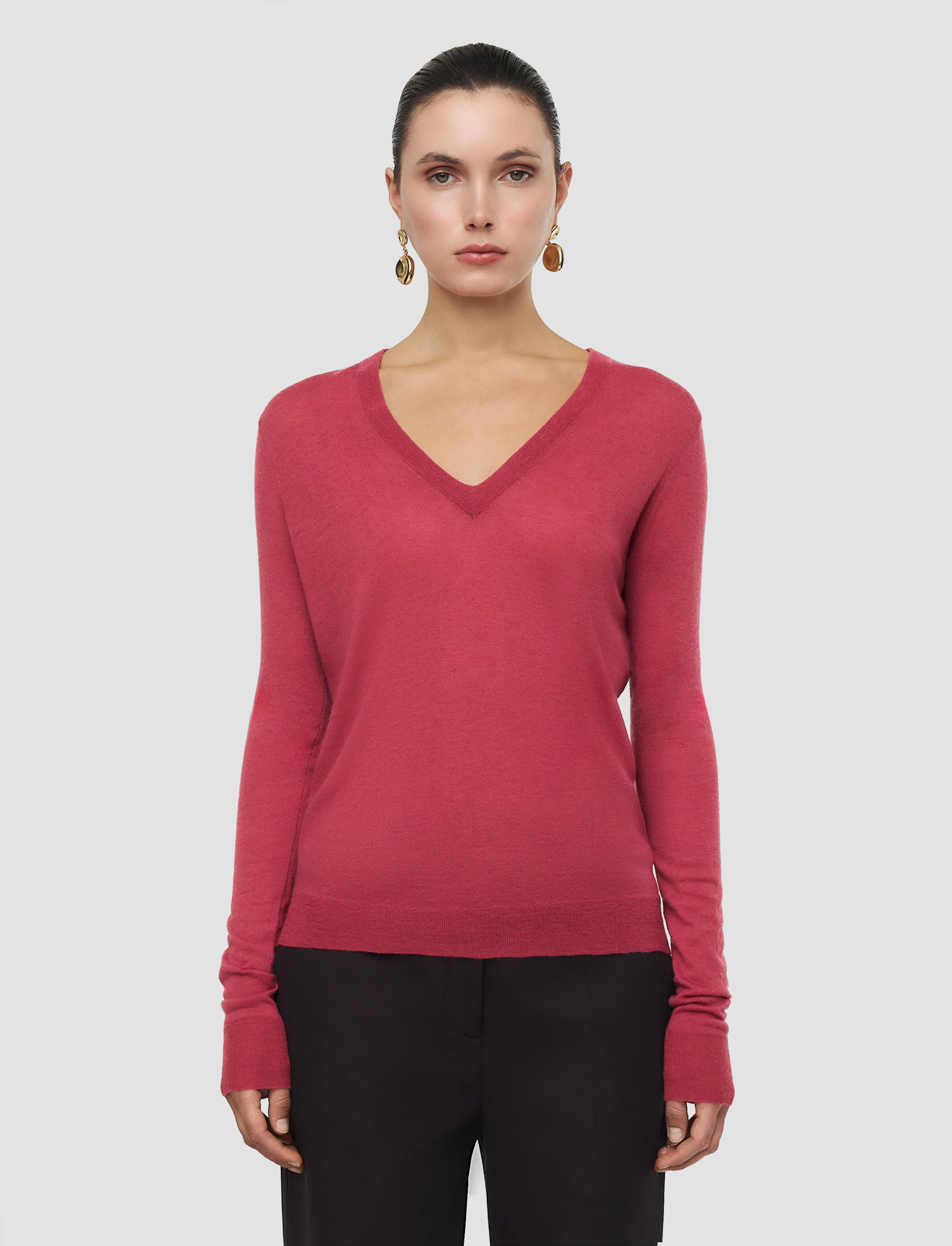 Cashair V Neck Jumper - Image 3