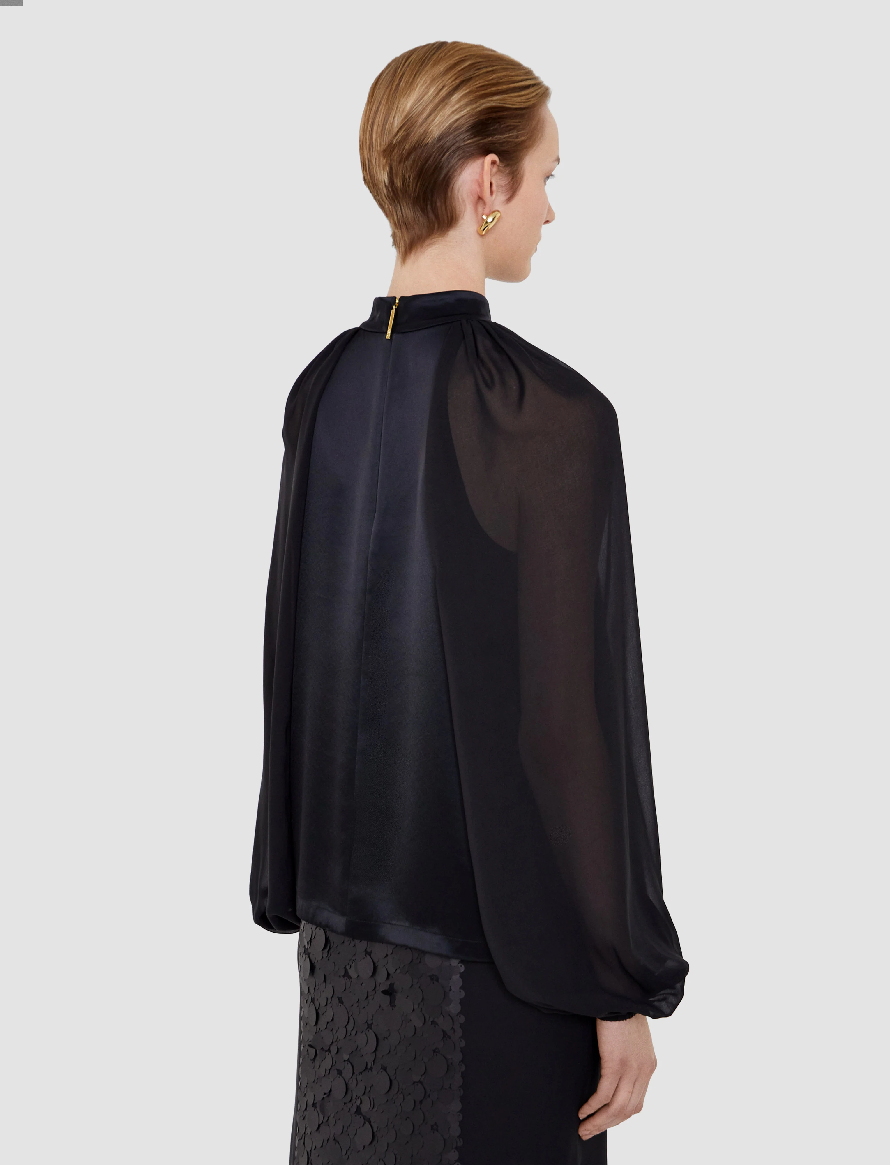 Cave Double Satin Blouse - Image 3