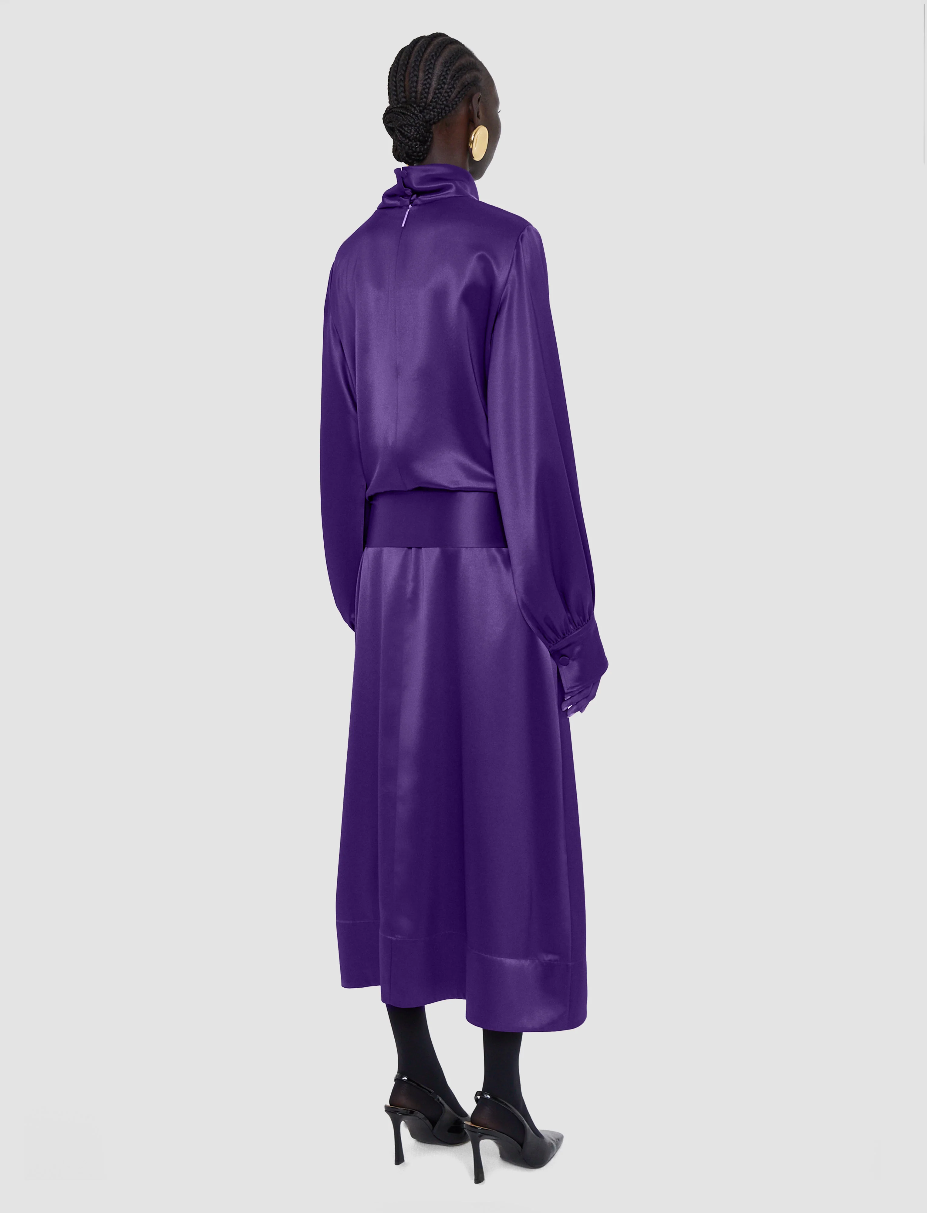 Cels Double Satin Dress - Image 4