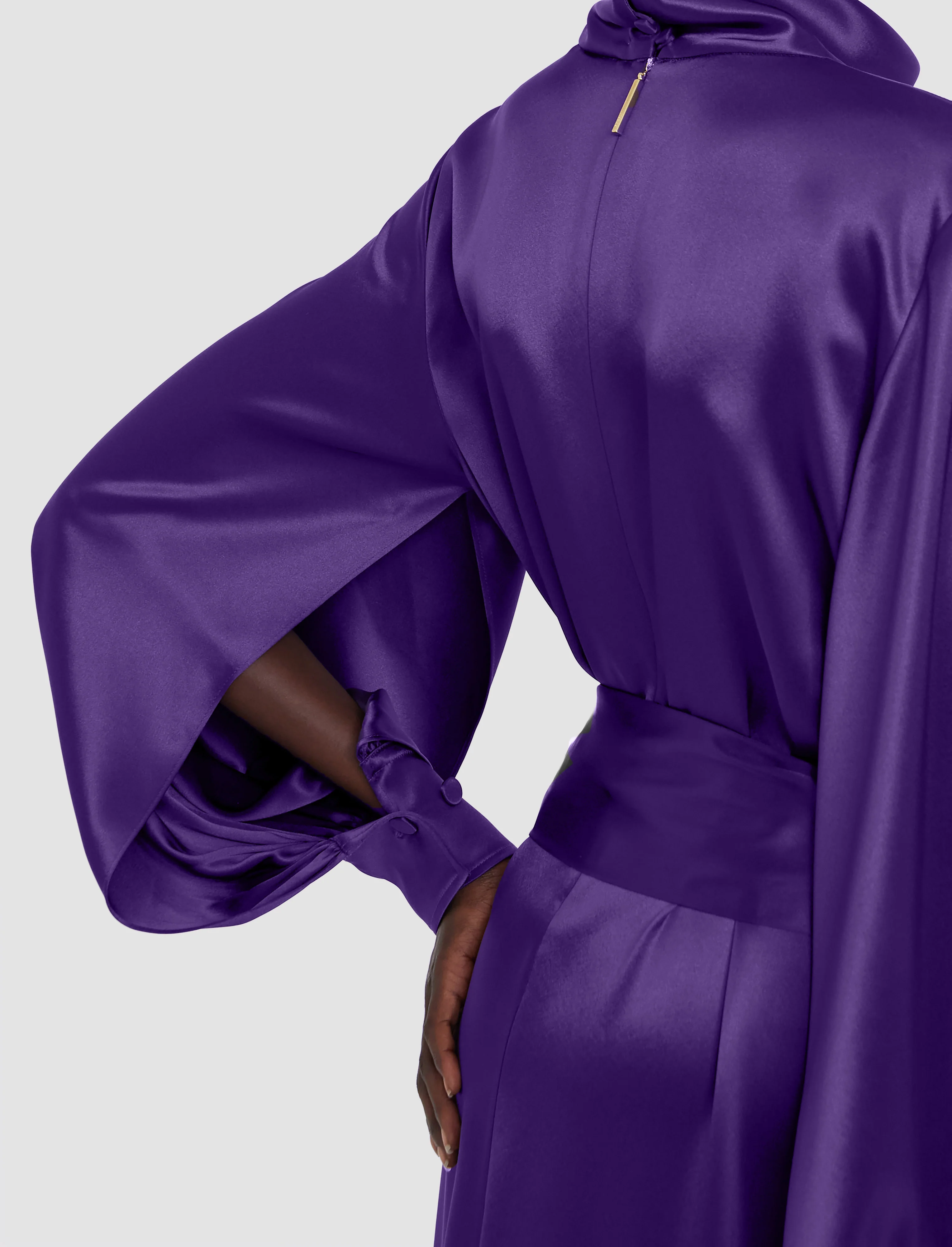 Cels Double Satin Dress - Image 7