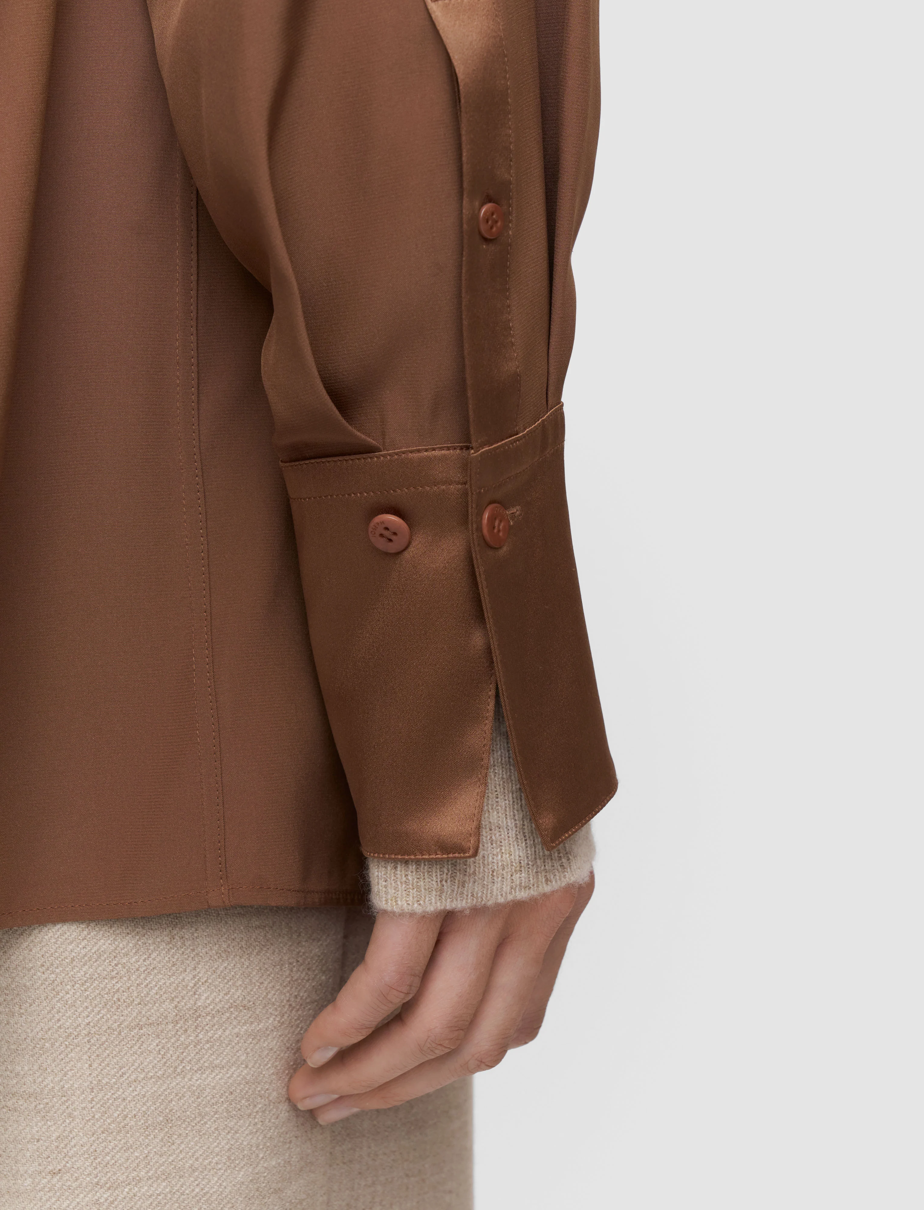 Childs Silk Satin Blouse - Image 6