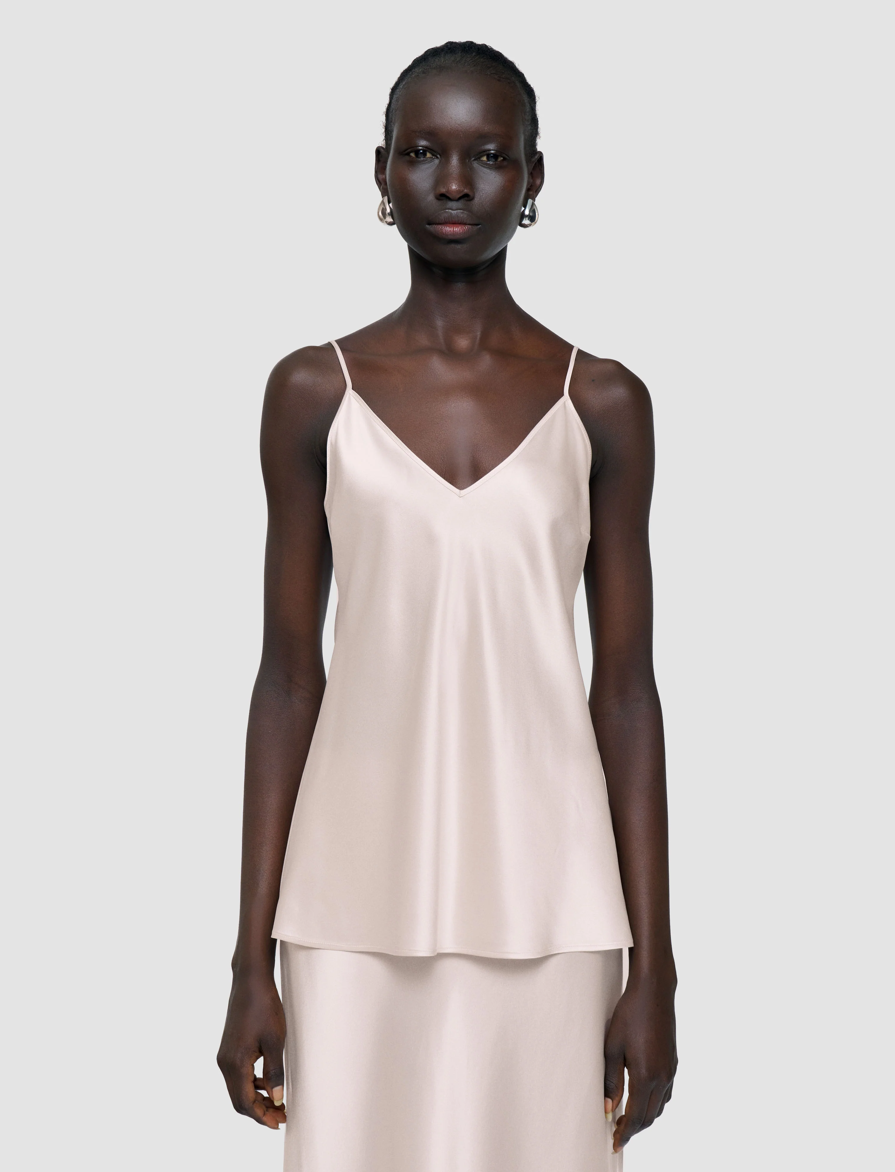 Clea Silk Satin Camisole - Image 3