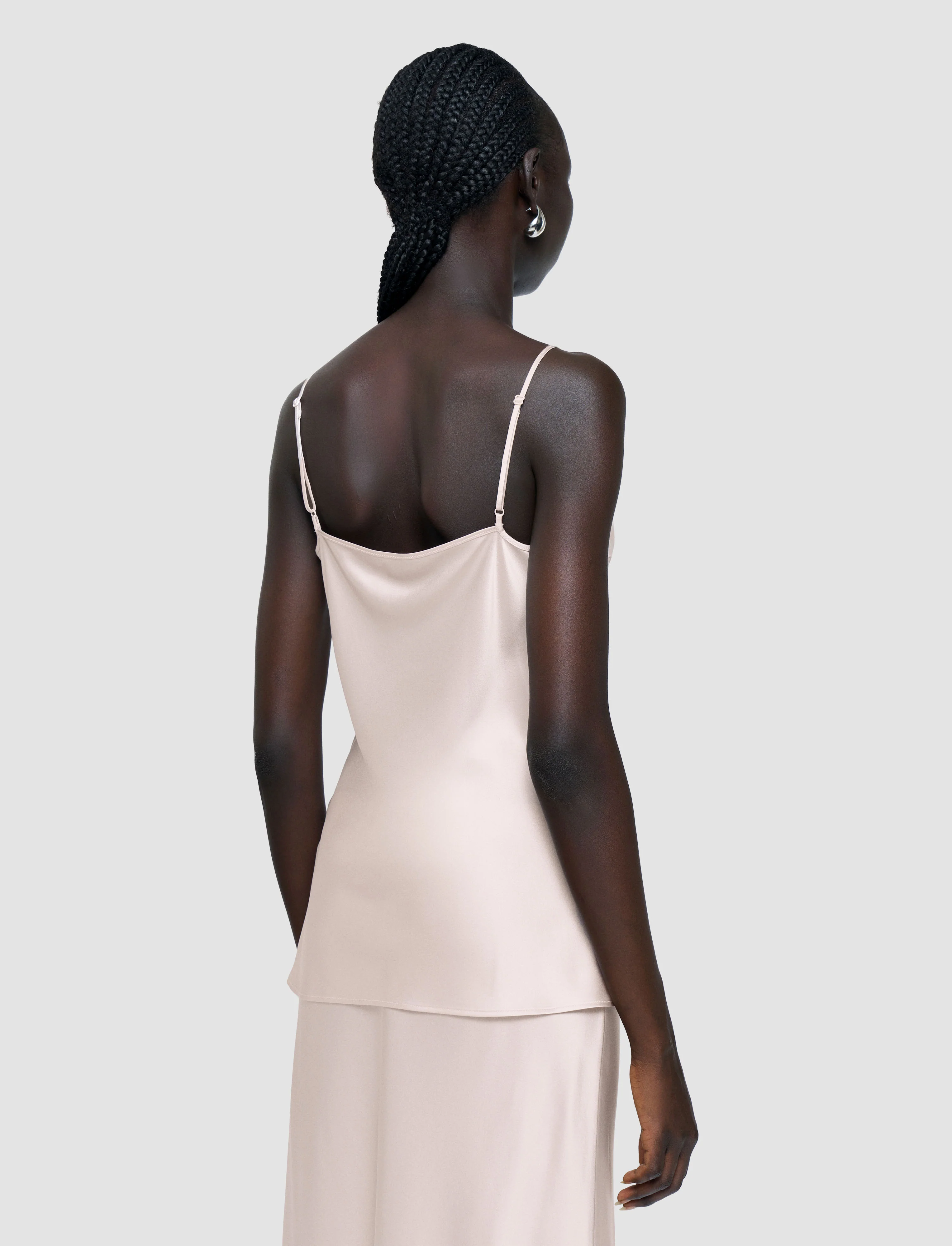Clea Silk Satin Camisole - Image 4