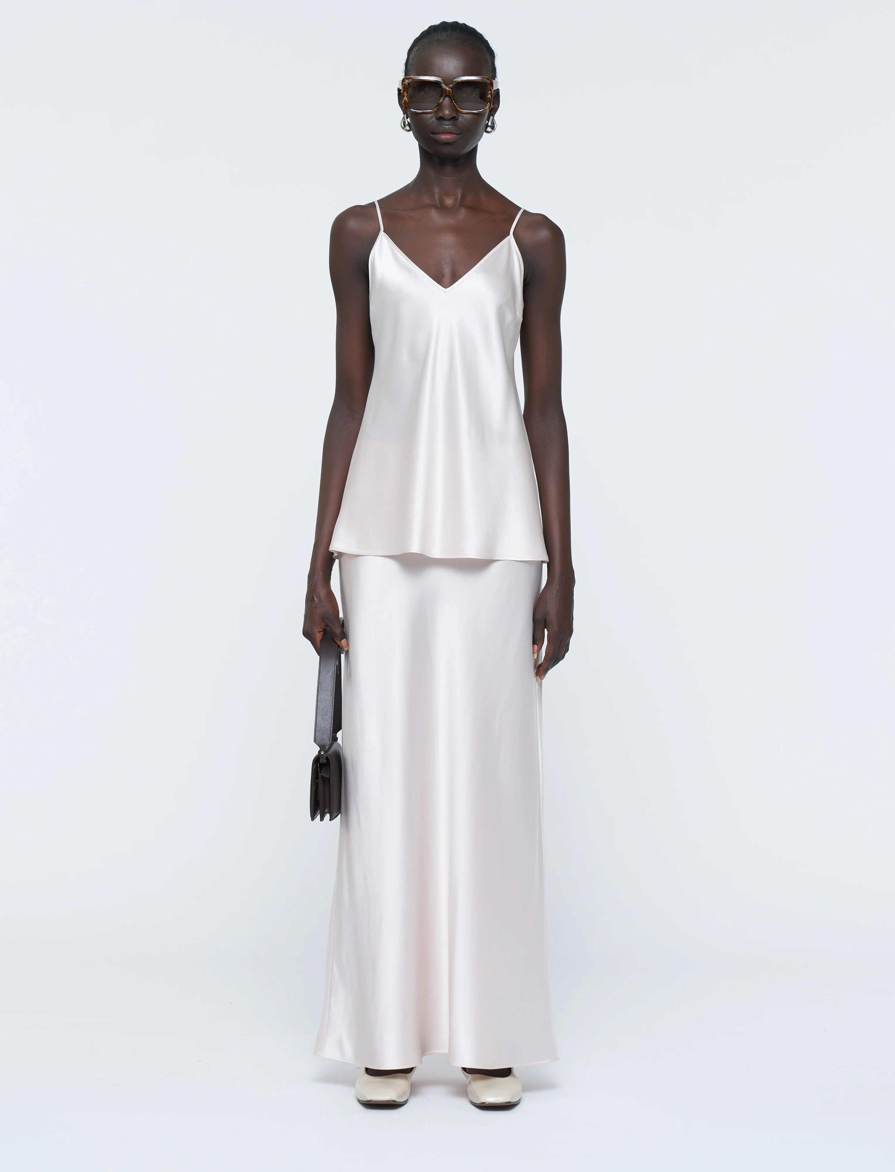 Clea Silk Satin Camisole - Image 6