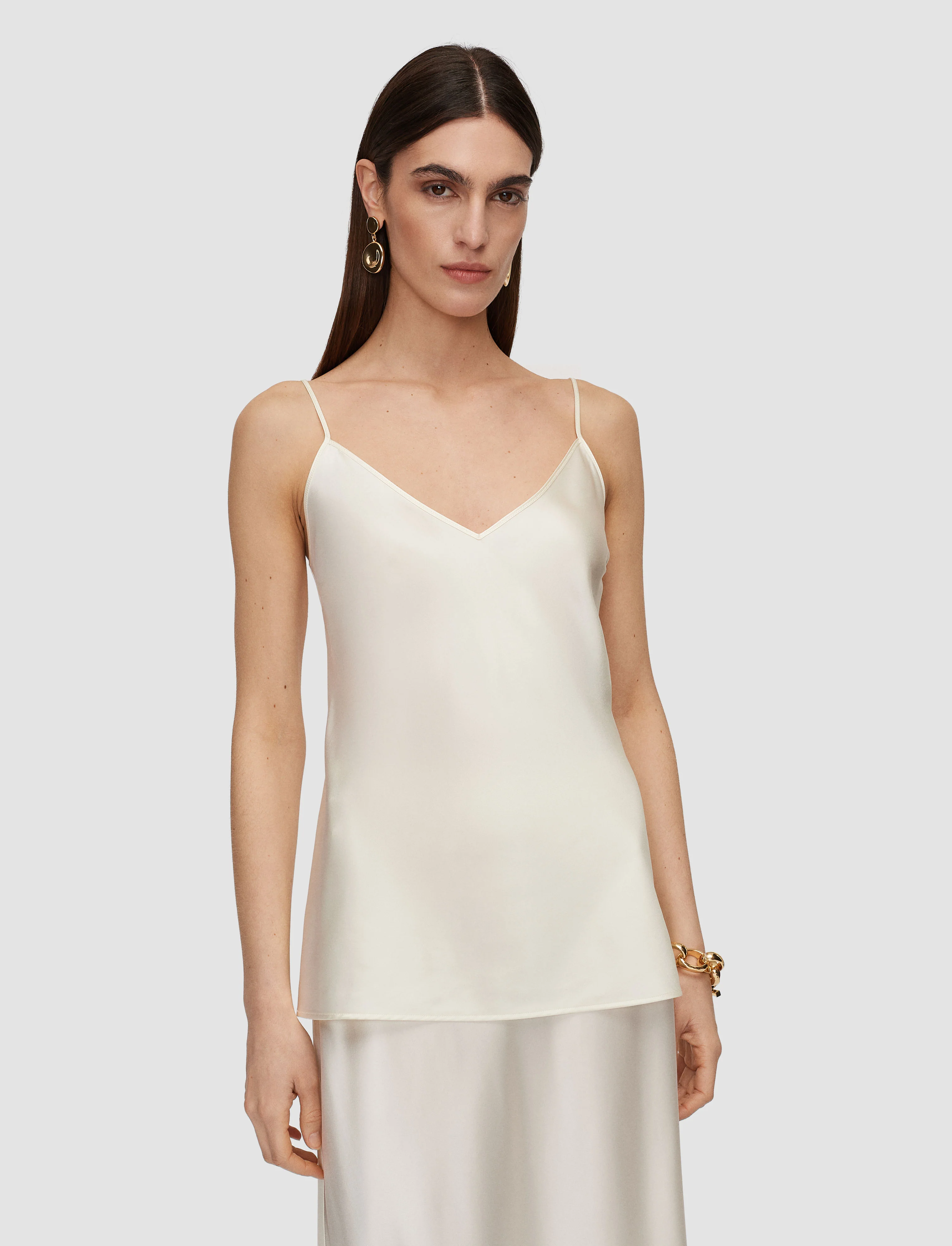 Clea Silk Satin Camisole - Image 3