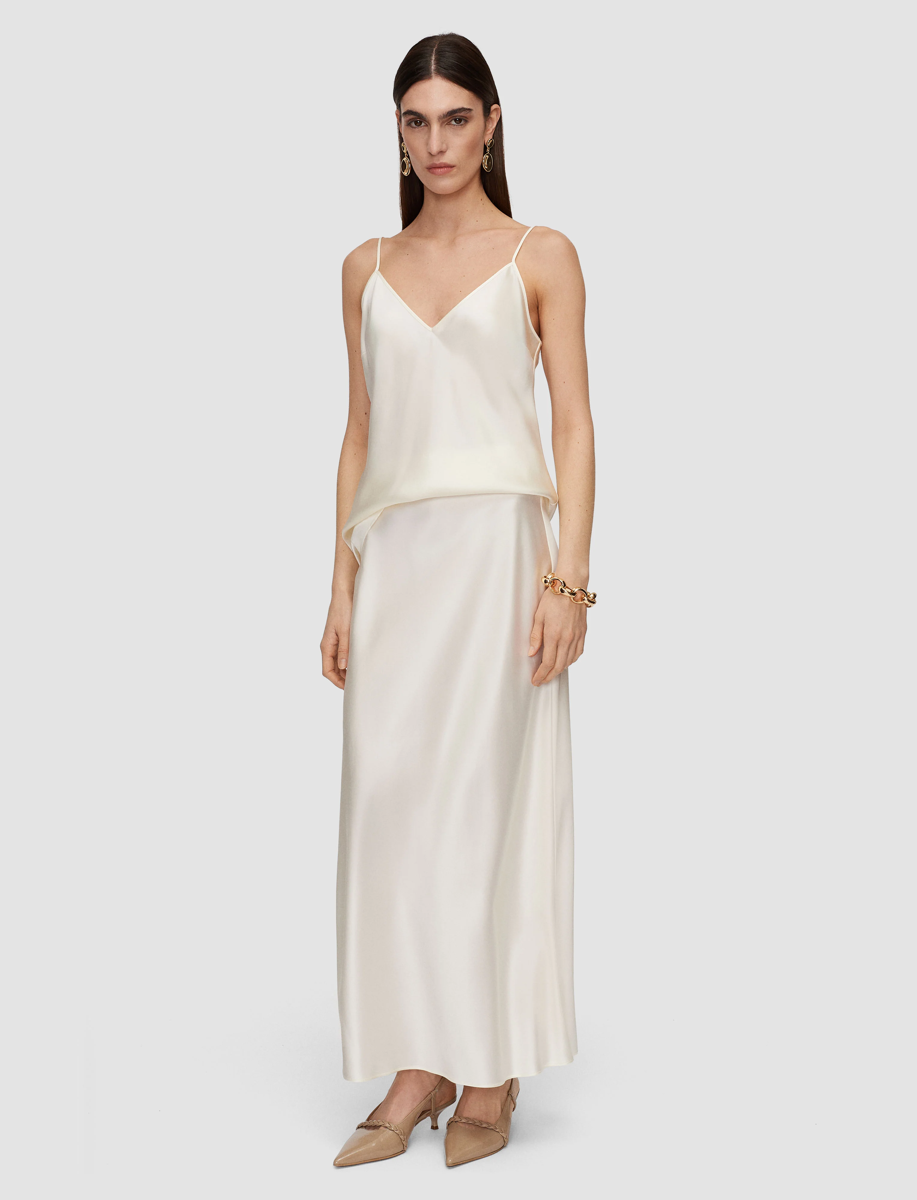 Clea Silk Satin Camisole - Image 4