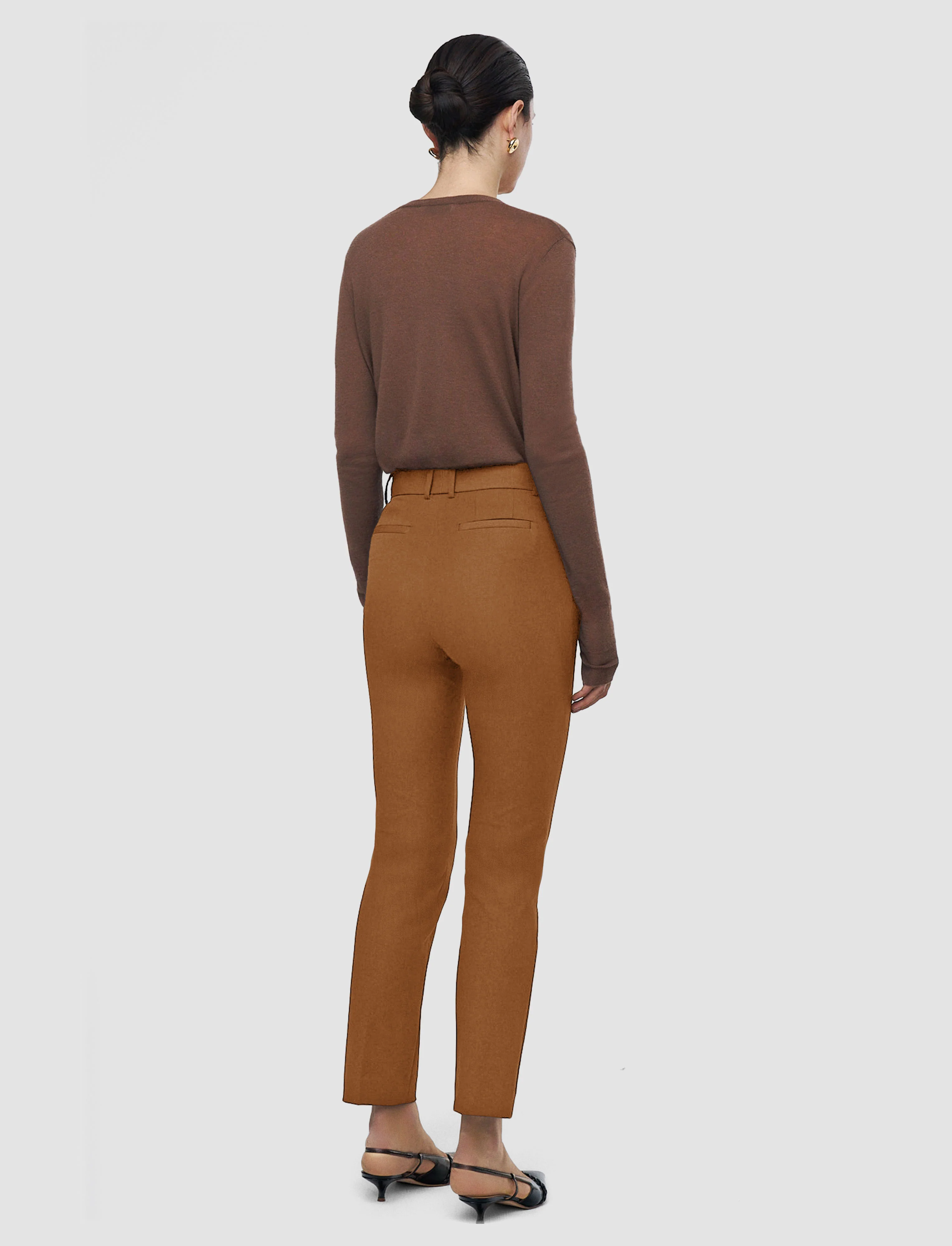 Coleman Long Gabardine Stretch Trousers - Image 3