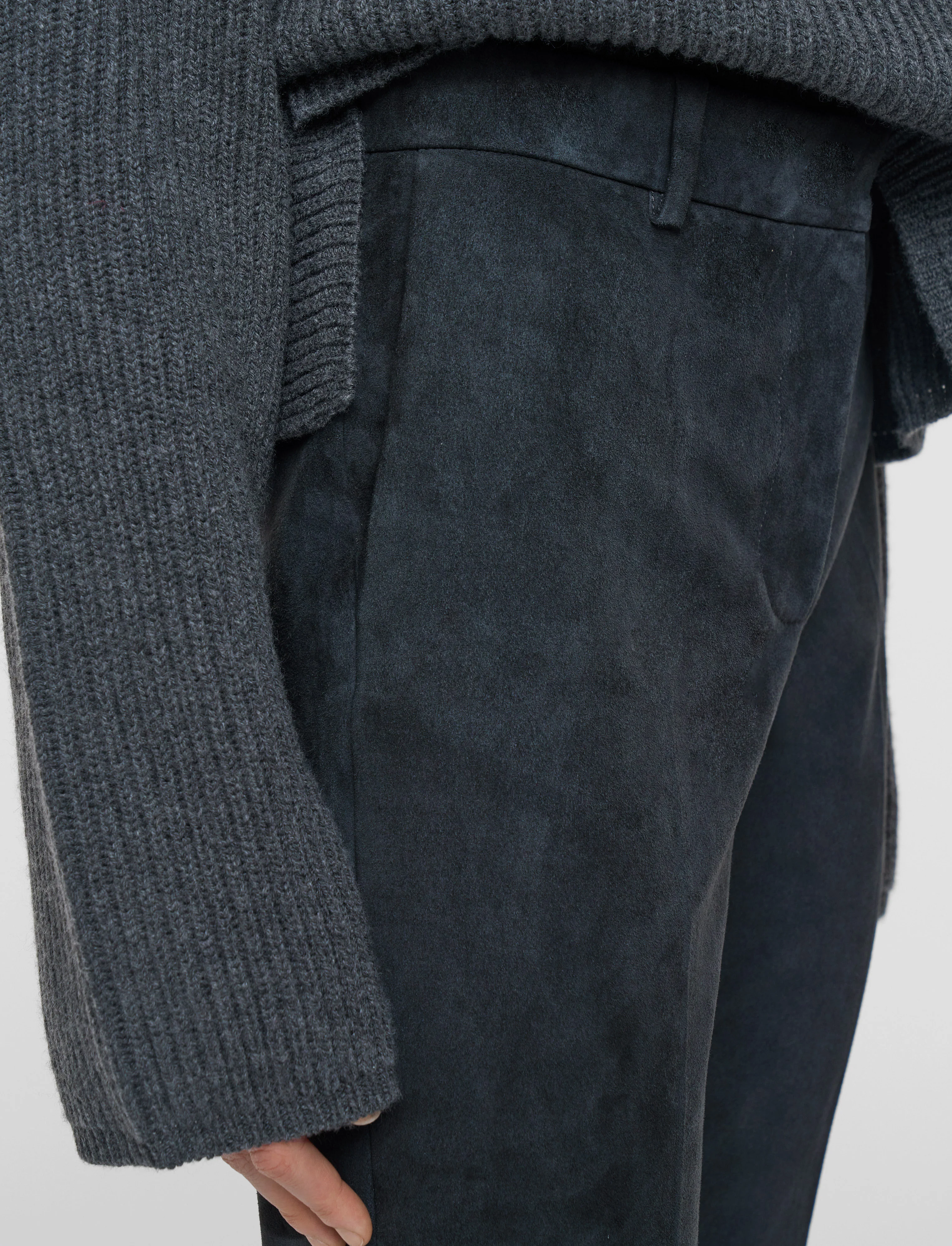 Coleman Suede Stretch Trousers - Image 5
