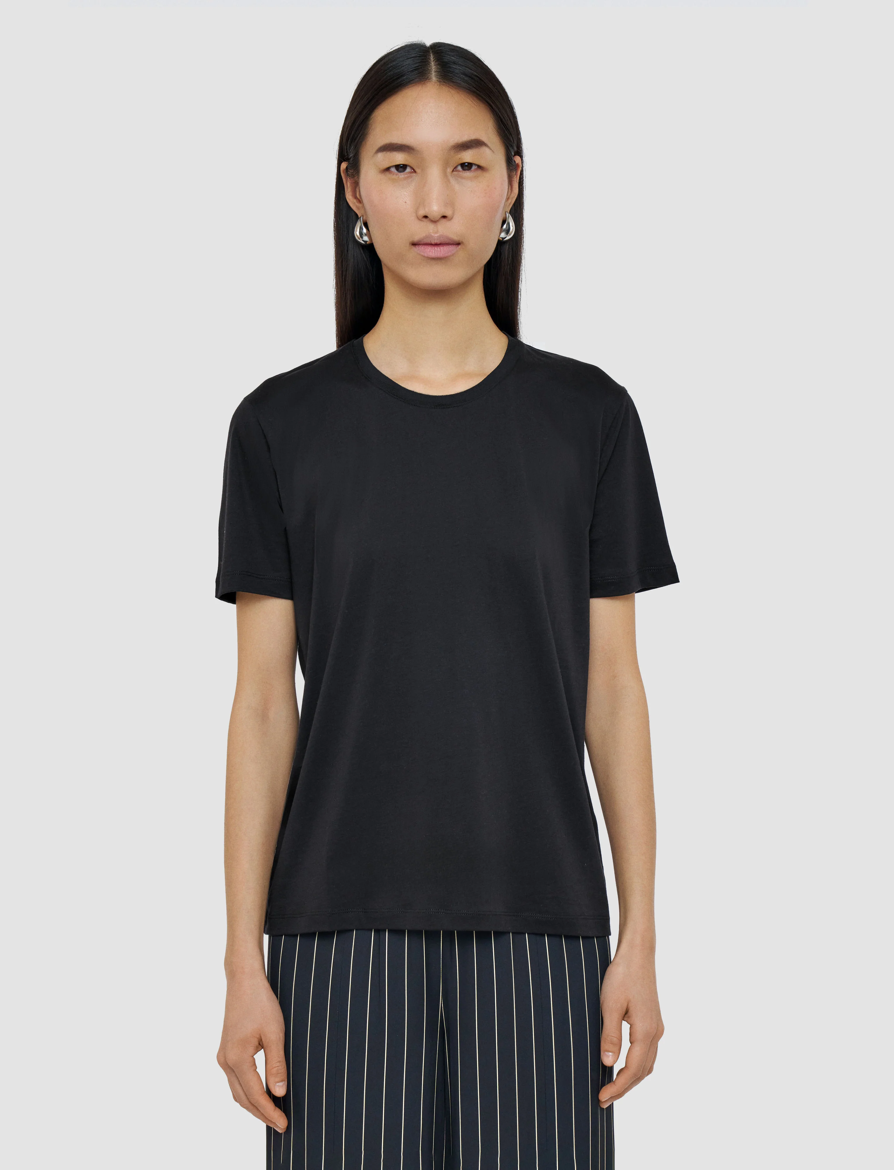 Cotton Silk Jersey T-Shirt - Image 3