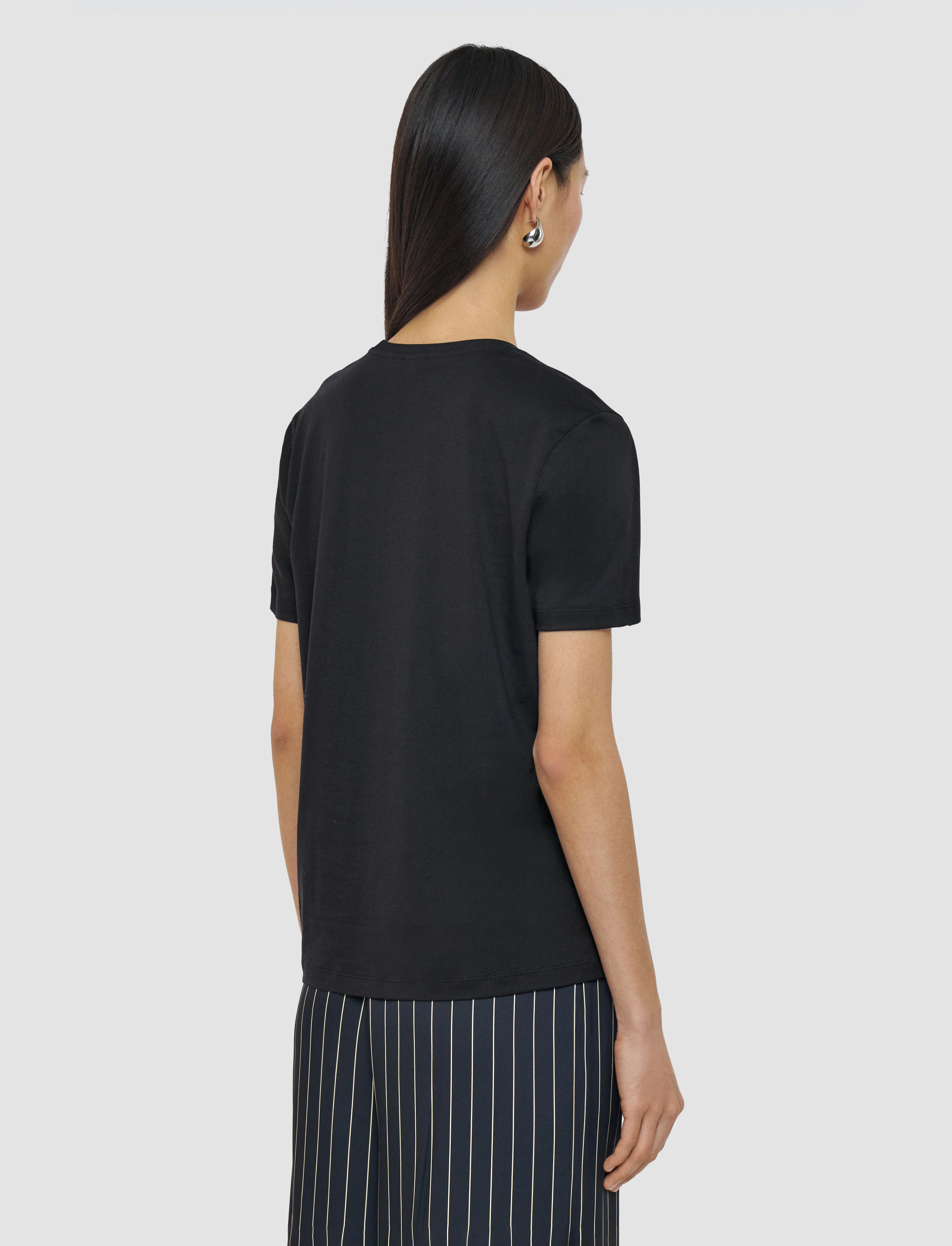 Cotton Silk Jersey T-Shirt - Image 4