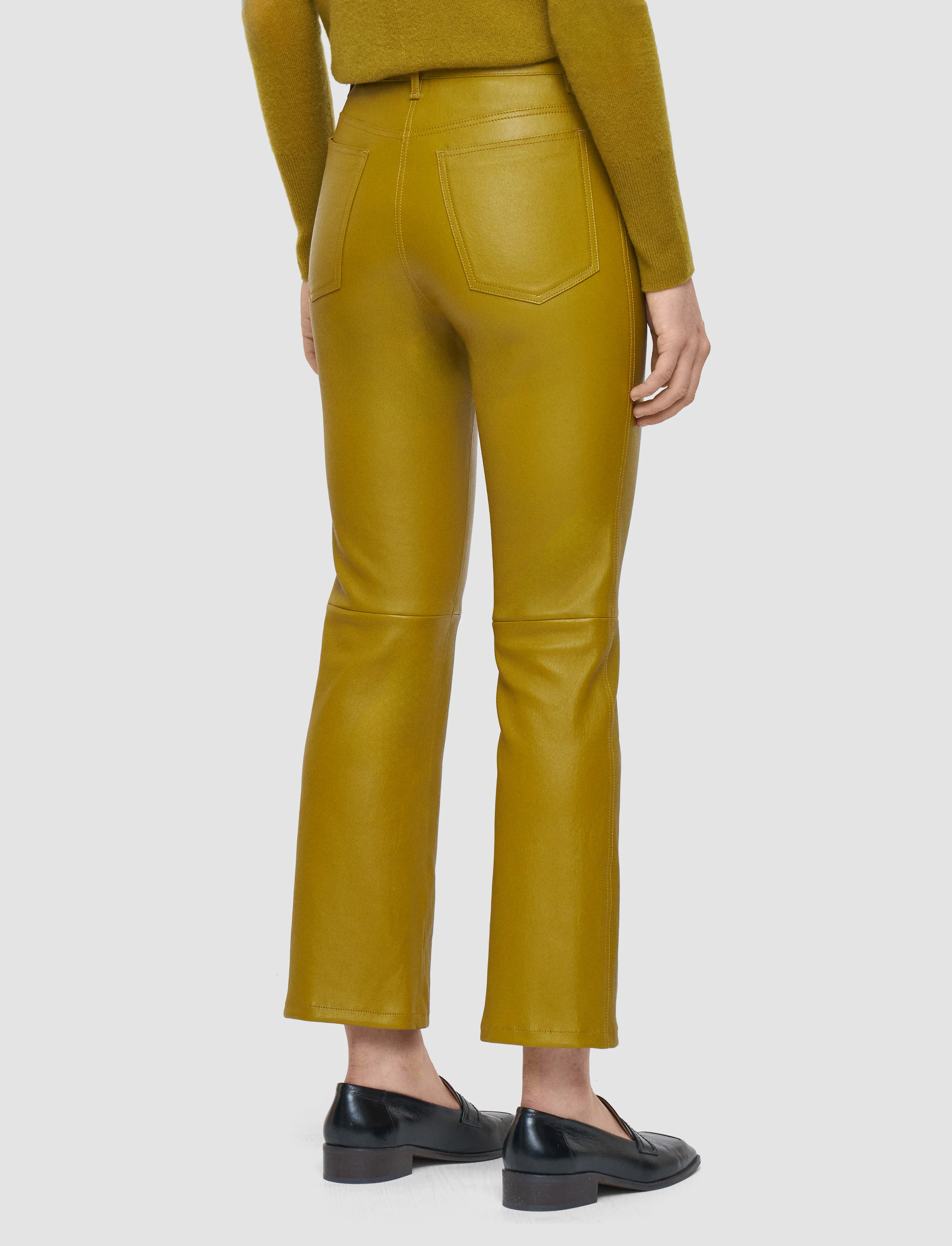 Duke Leather Stretch Trousers - Image 3