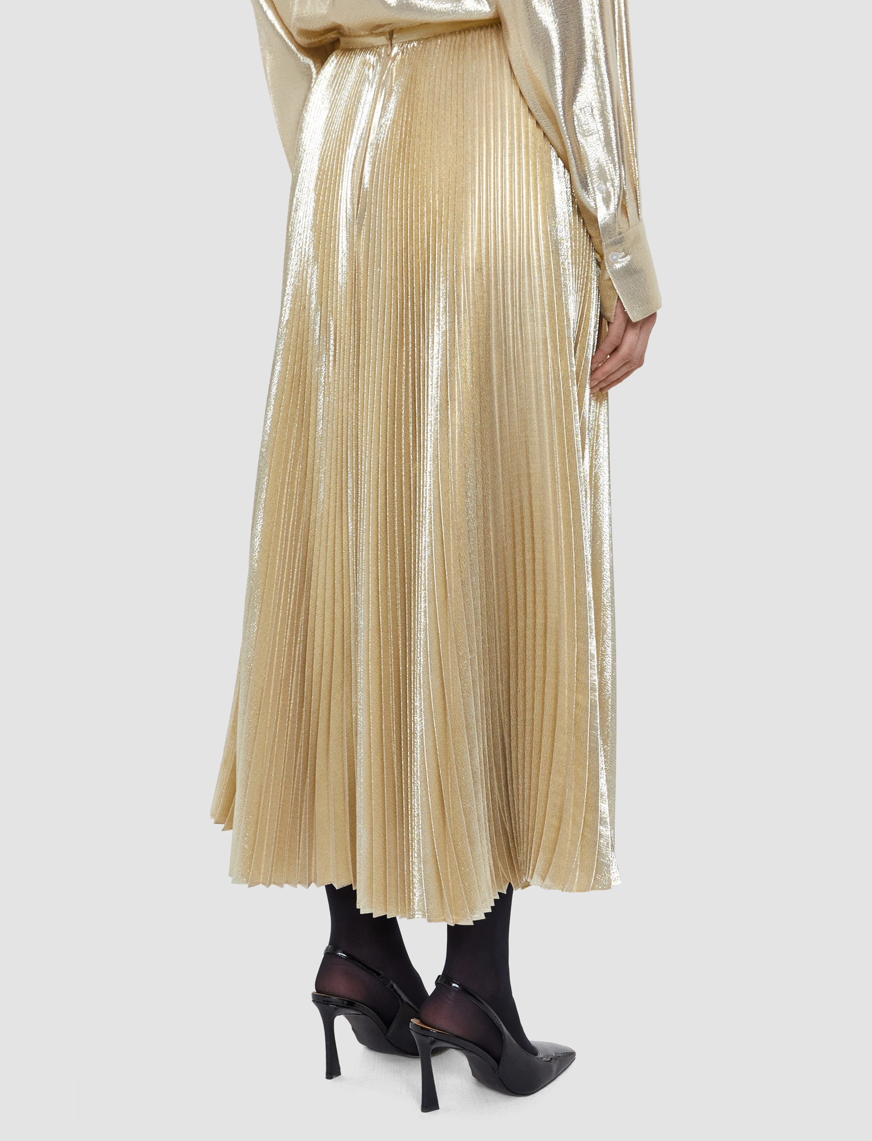 Essai Lamé Silk Skirt - Image 3