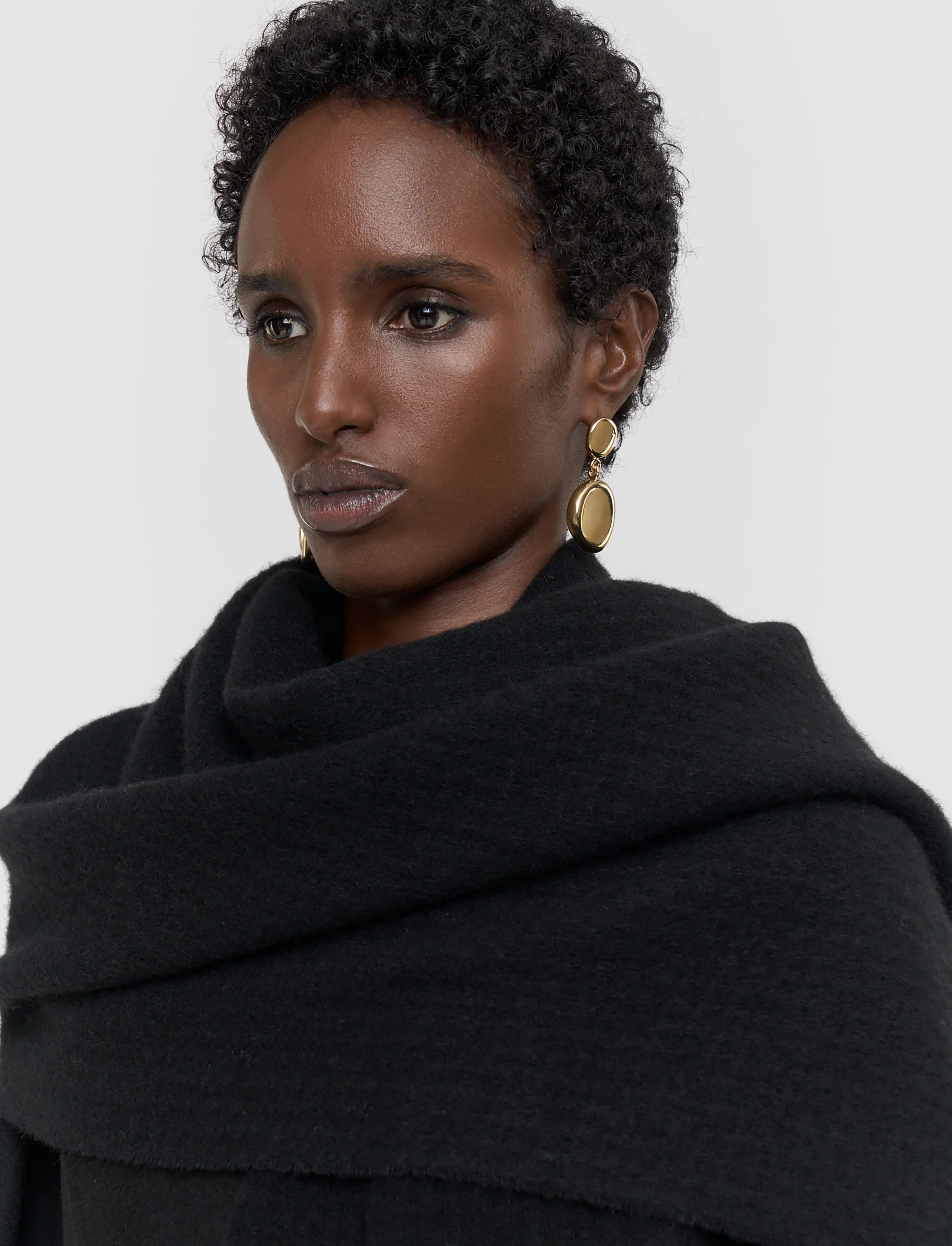 Flora Waffle Wool Scarf - Image 3